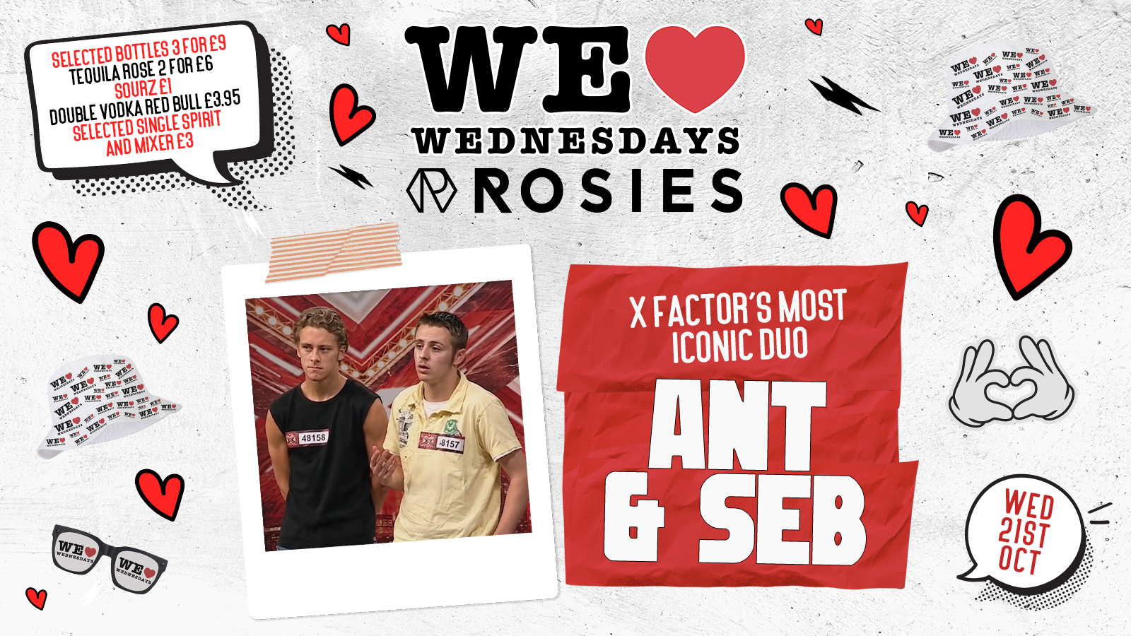 WE LOVE ❤️ WEDNESDAYS - X FACTOR'S MOST ICONIC DUO : ANT & SEB - Chester's BIGGEST Student Night