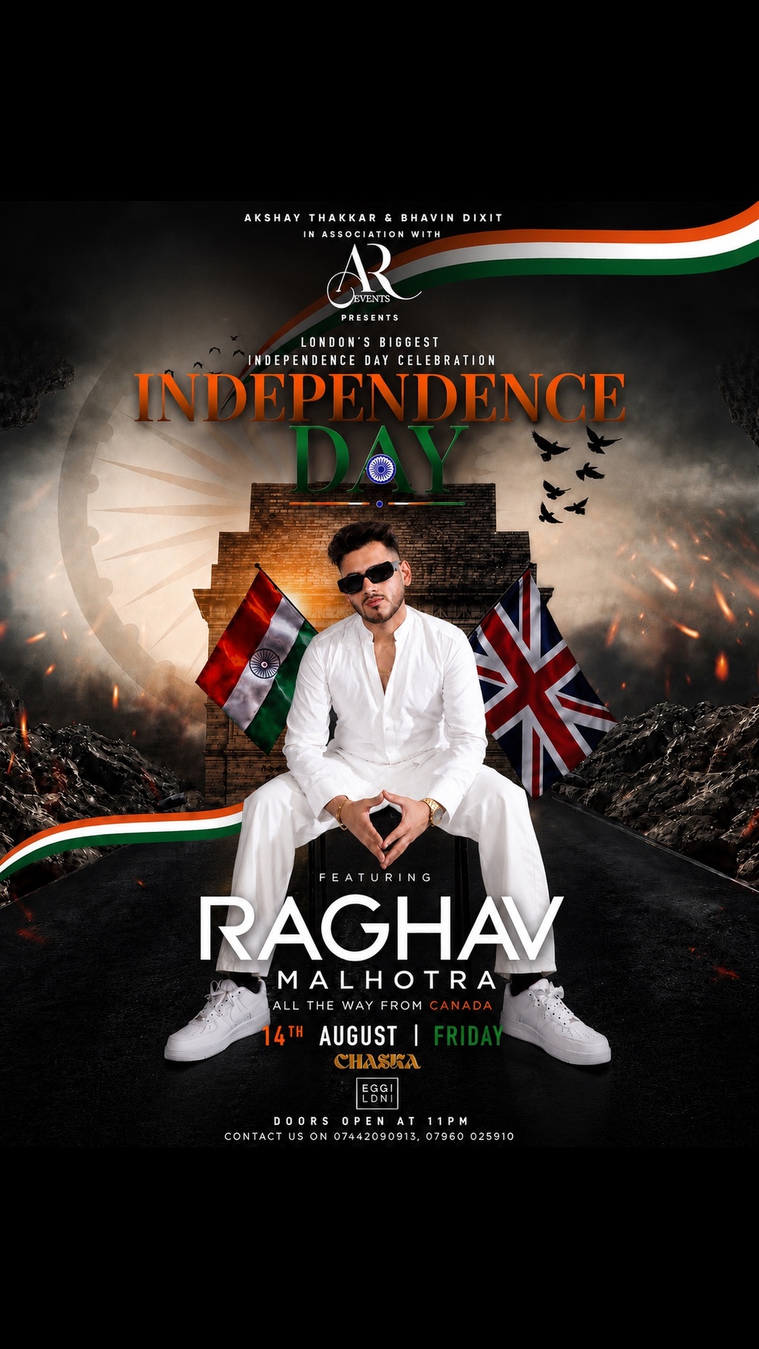 🇮🇳 PROUD TO BE INDIAN 🇮🇳 : INDEPENDENCE DAY PARTY : Ft RAGHAV MALHOTRA