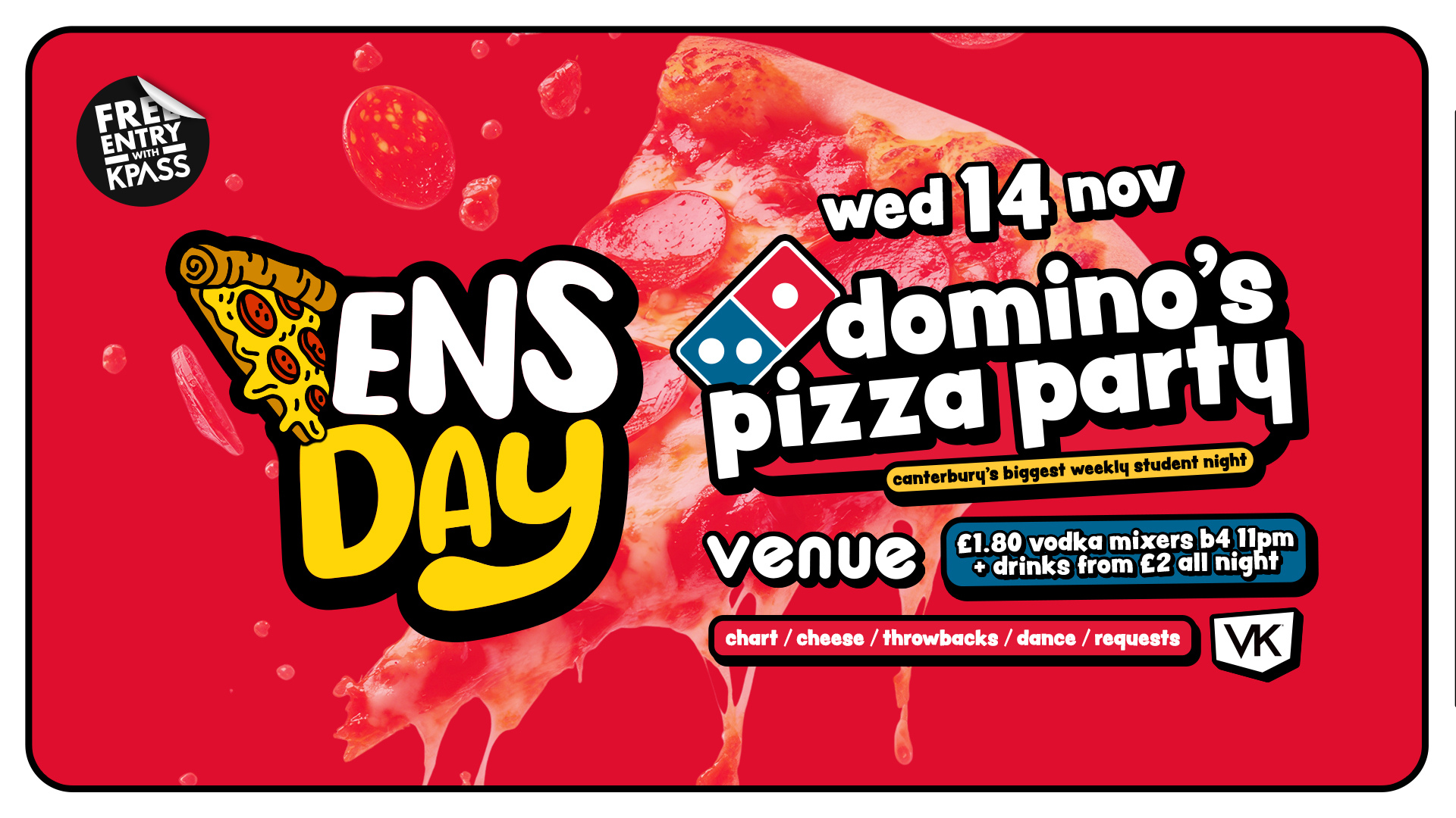 VENSDAY 🍕 Domino's Pizza Party