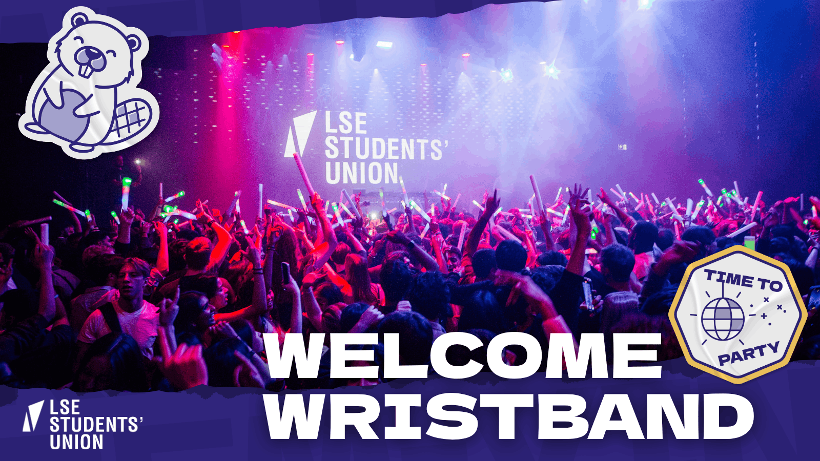 LSE Nightlife Wristband - The Official 2026 Welcome Pass ✅