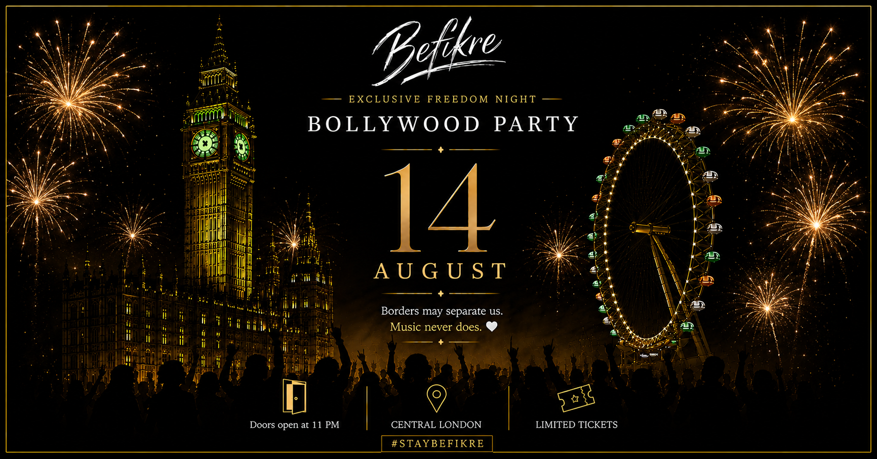 🌏London's Exclusive Bollywood Freedom Night 🥂🎉