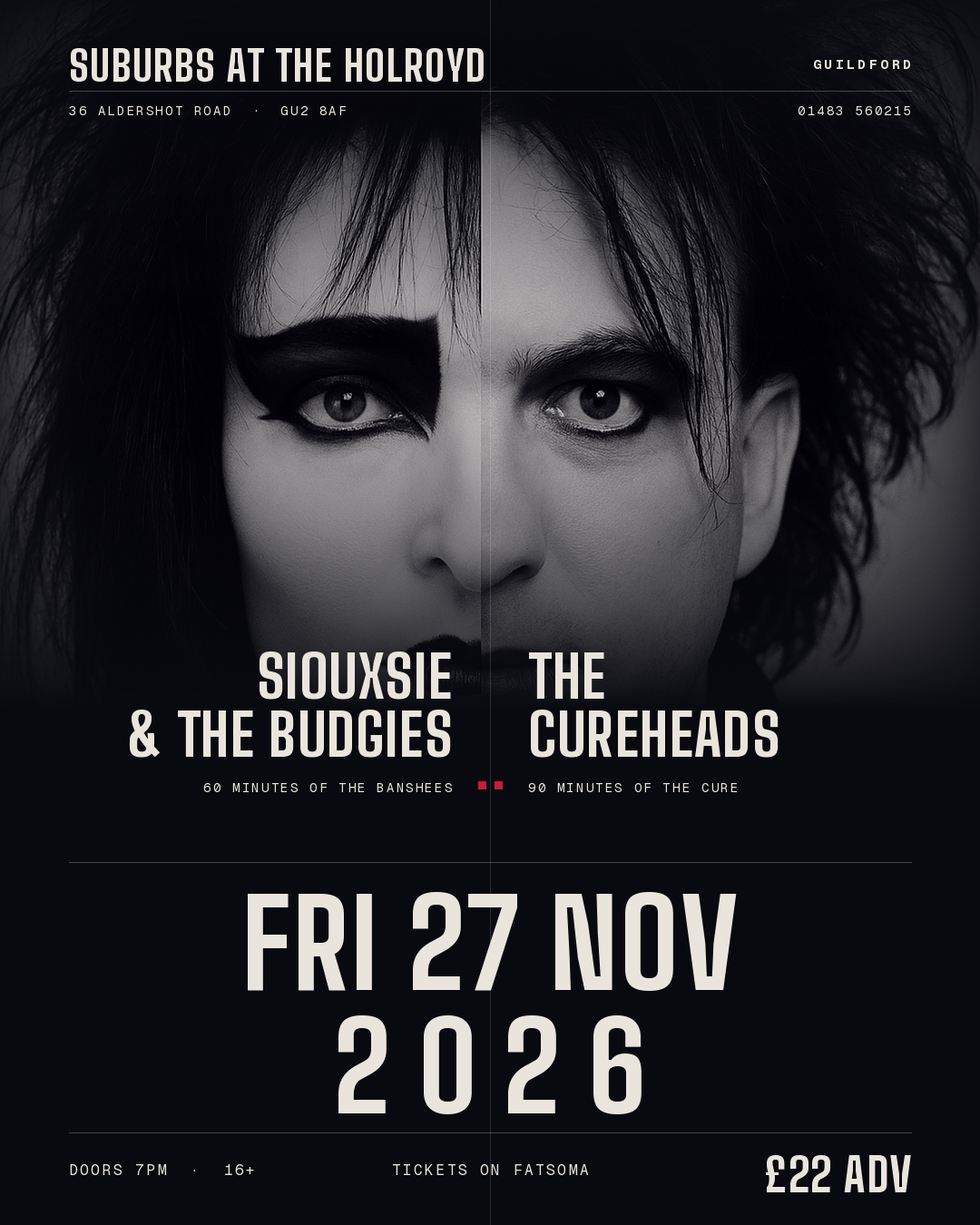 The Cureheads Vs Siouxsie & The Budgies