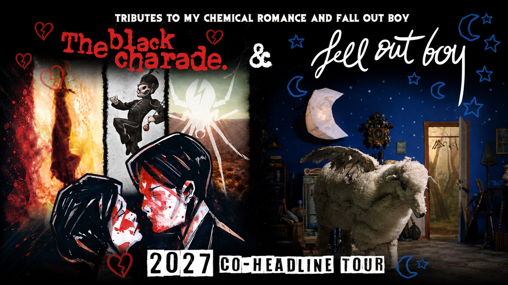 🖤 My Chemical Romance & Fall Out Boy Night - ft The Black Charade & Fell Out Boy