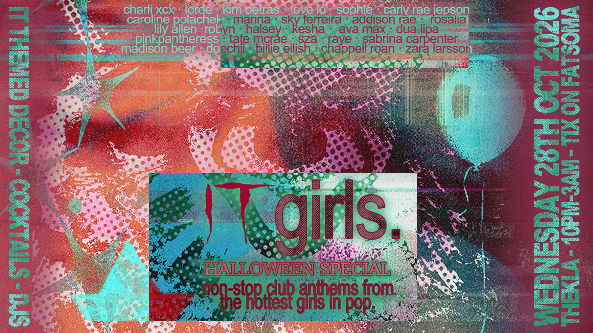 it girls halloween special. non-stop club anthems from the hottest girls in pop.