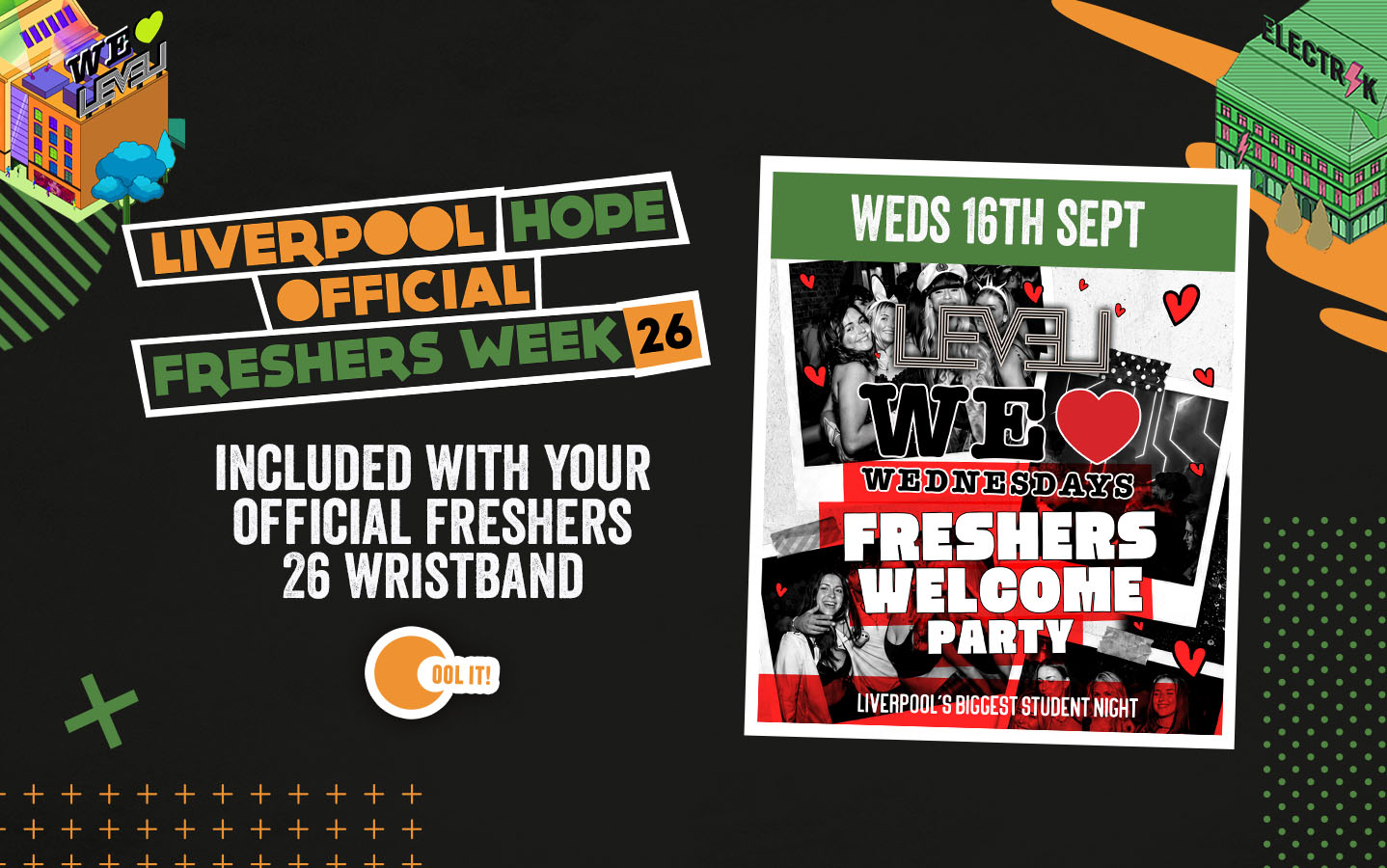 HOPE OFFICIAL FRESHERS DAY 5 - WE LOVE ❤️ WEDNESDAYS: FRESHERS WELCOME PARTY 🎊- LIVERPOOL'S LEGENDARY WEDNESDAY NIGHT