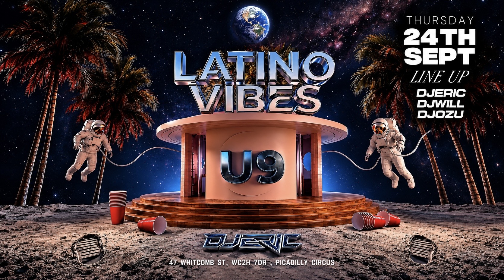 LATINO VIBES AT U9 | THURS 24 SEPT | PICADILLY CIRCUS