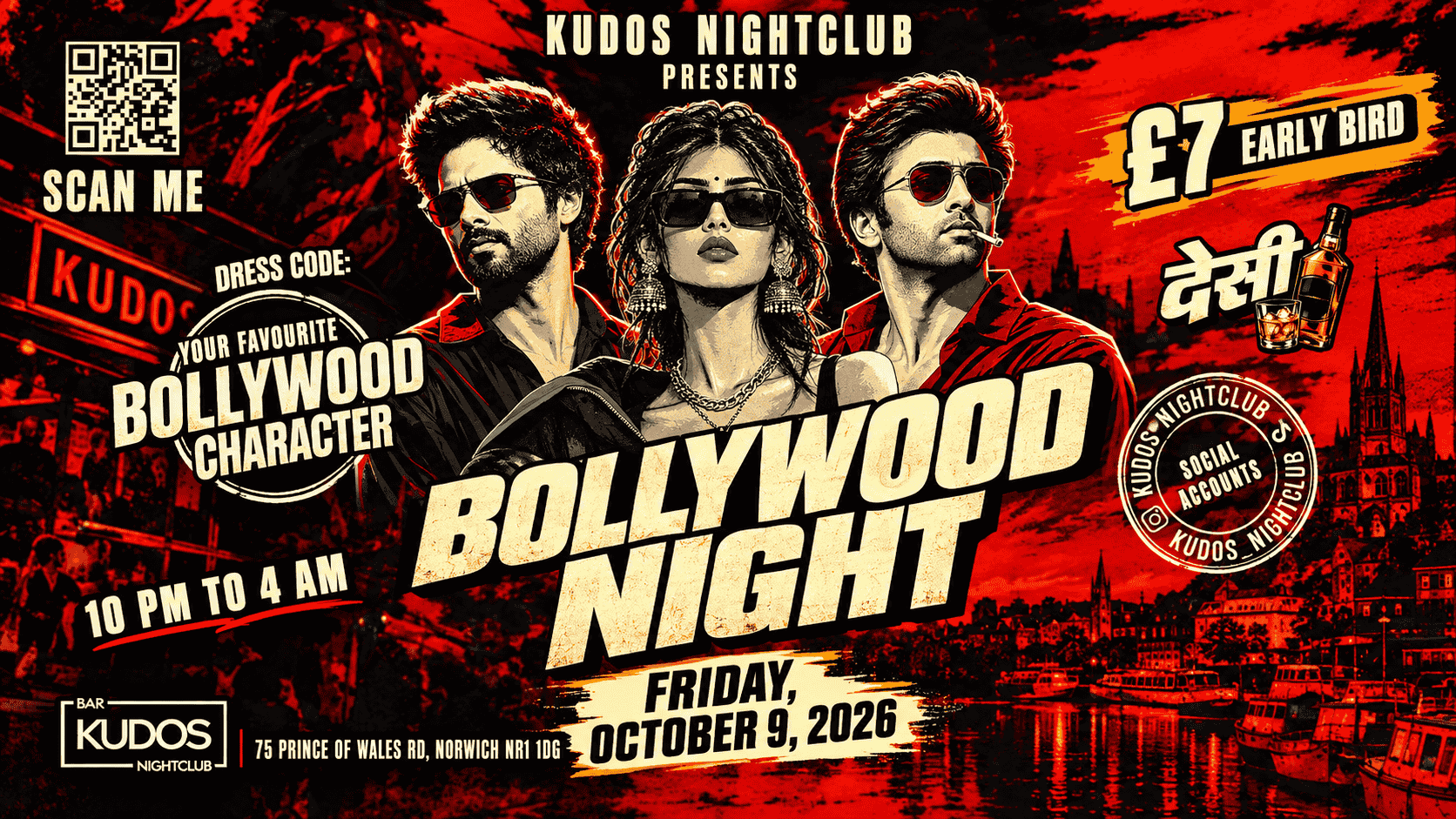 KUDOS PRESENTS: BOLLYWOOD TAKEOVER