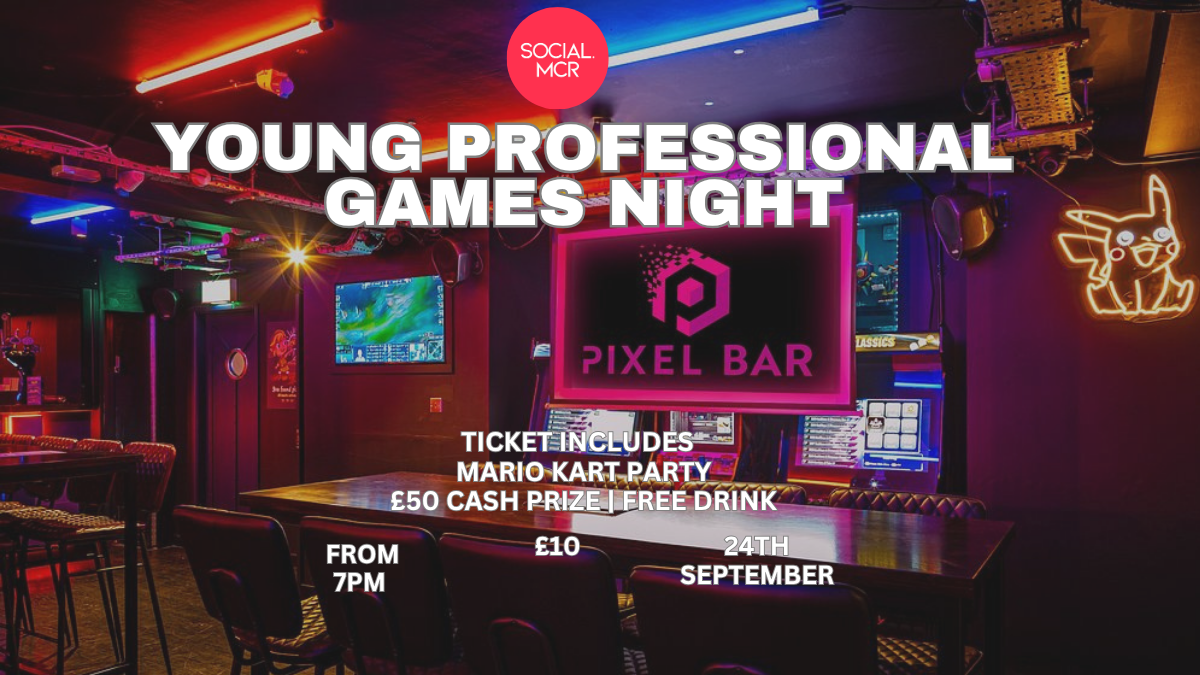 YOUNG PROFESSIONAL GAMES NIGHT X PIXEL BAR