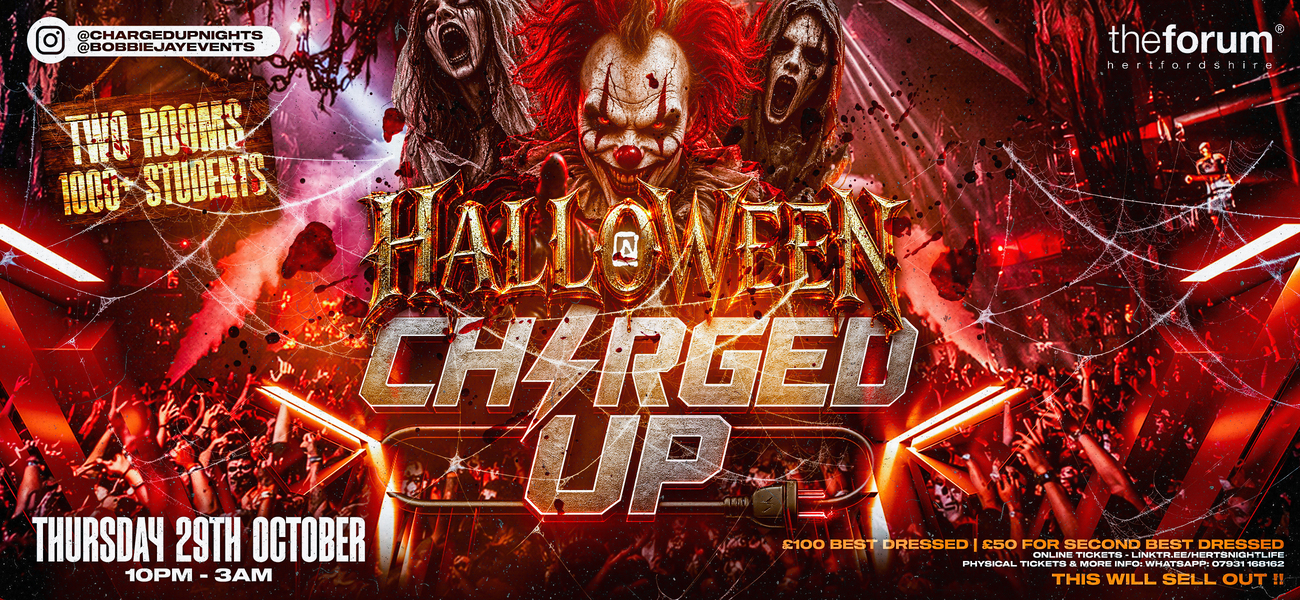 HALLOWEEN @ CHARGED UP 👻🎃
