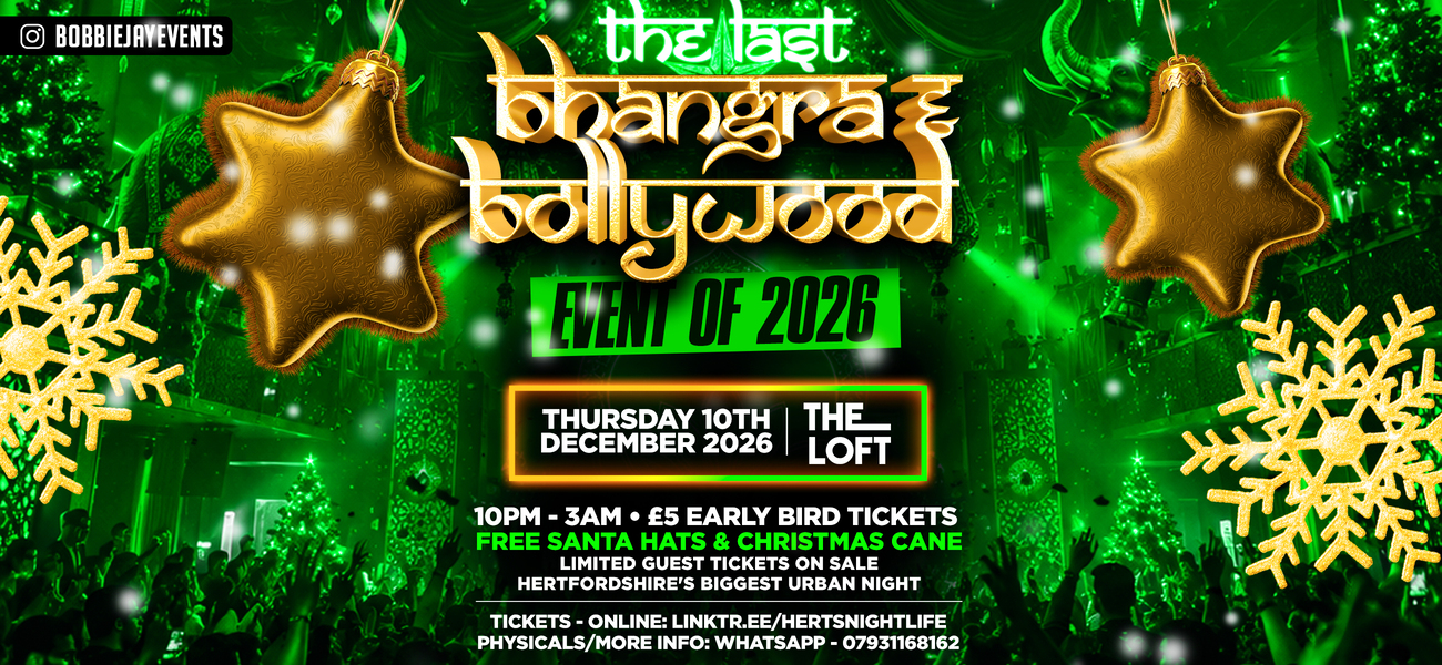 BHANGRA & BOLLYWOOD — THE LAST EVENT OF 2026! 🌟