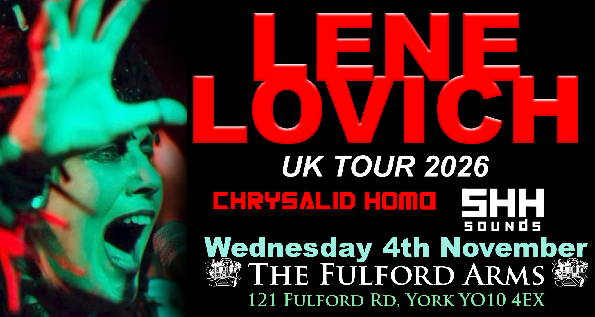 LENE LOVICH + CHRYSALID HOMO & SHH SOUNDS - YORK
