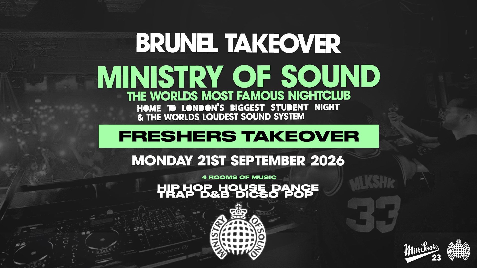 HOLLOWAY FRESHERS TAKEOVER MINISTRY OF SOUND - FRESHERS 2026 SPECIAL