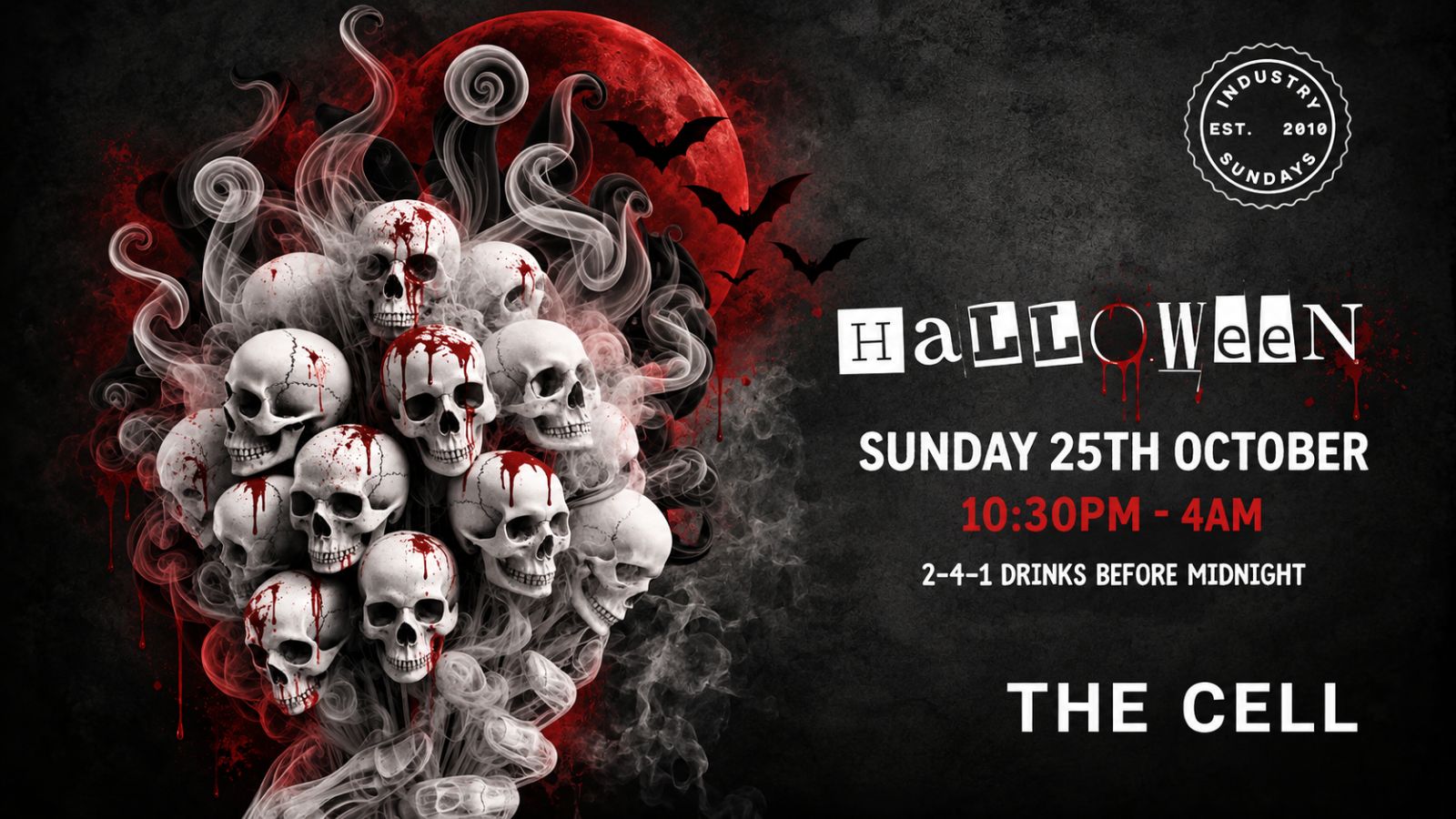 Industry Sundays - HALLOWEEN SPECIAL! 241 DRINKS BEFORE MIDNIGHT!