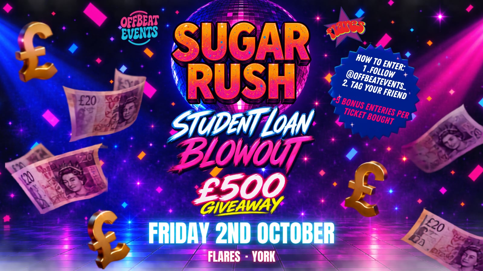 🍭 SUGAR RUSH - STUDENT LOAN BLOWOUT 🍭