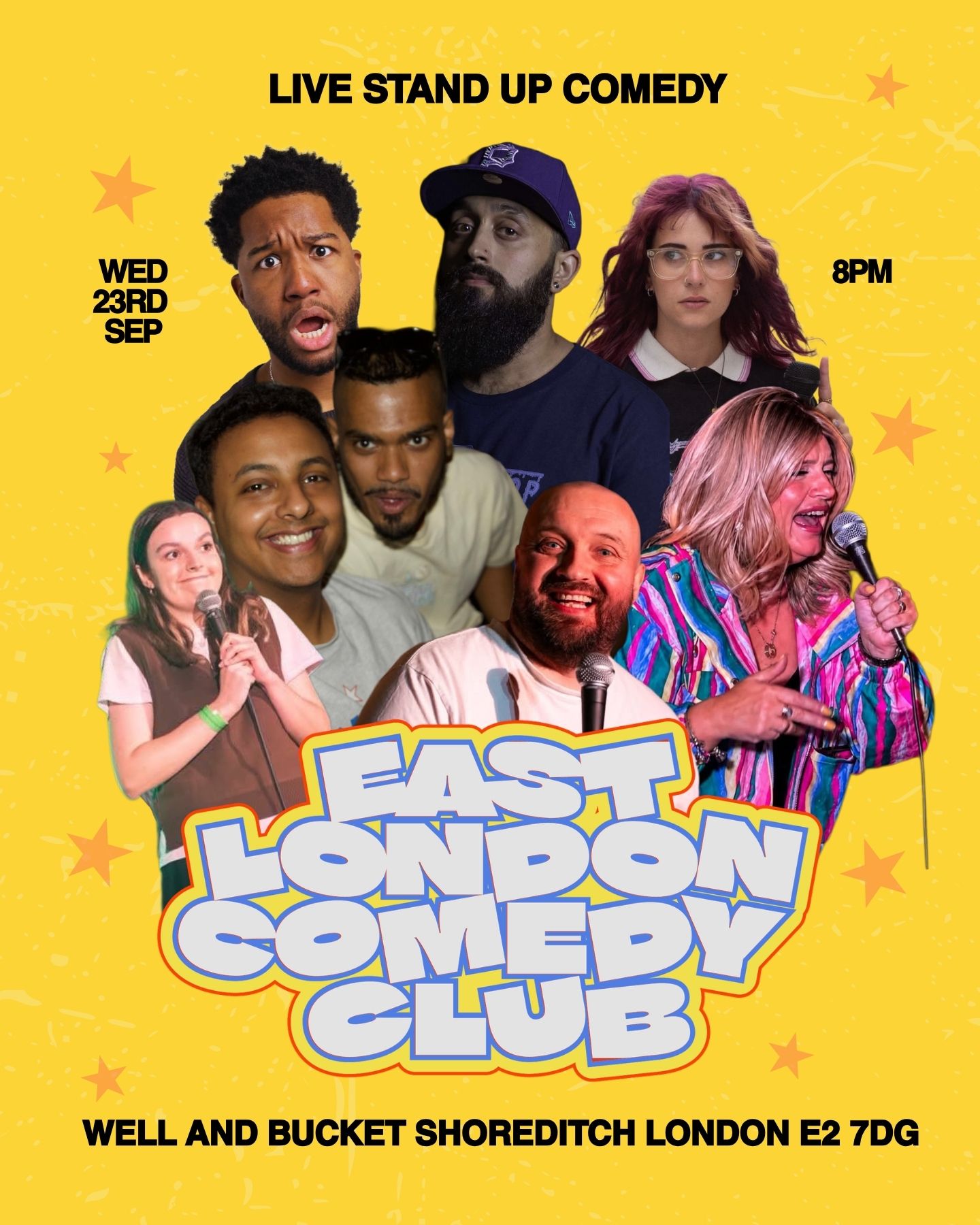 East London Comedy Club | Live Stand-Up Comedy — Wed 23 Sept, Shoreditch & Bethnal Green