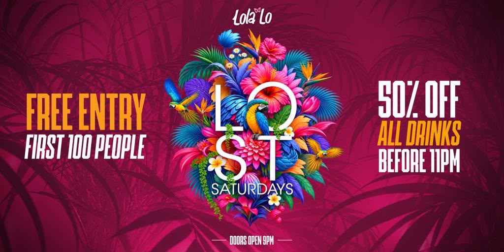 LOST Saturdays @ LOLA LO 🏝️