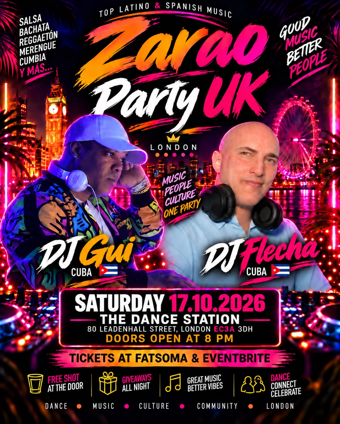 🇨🇺 URBAN & CUBAN NIGHT AT SARAO 🇨🇺