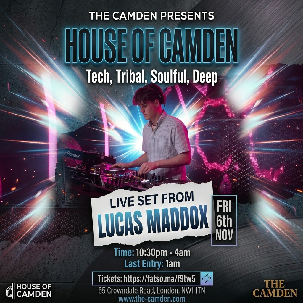 House of Camden | Tech, Tribal, Soulful & Deep House Night London