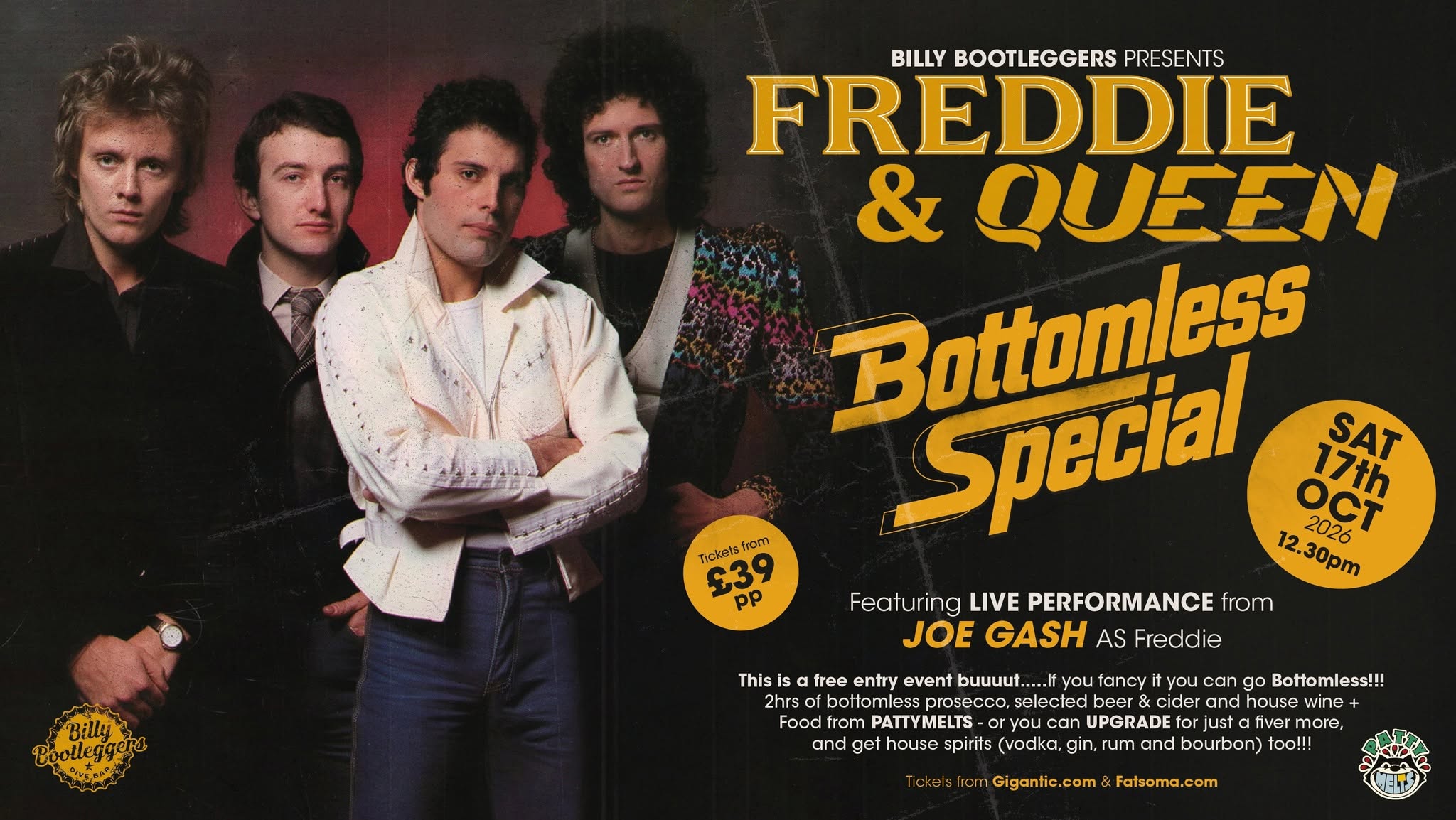 A Freddie & Queen Bottomless Special - LIVE