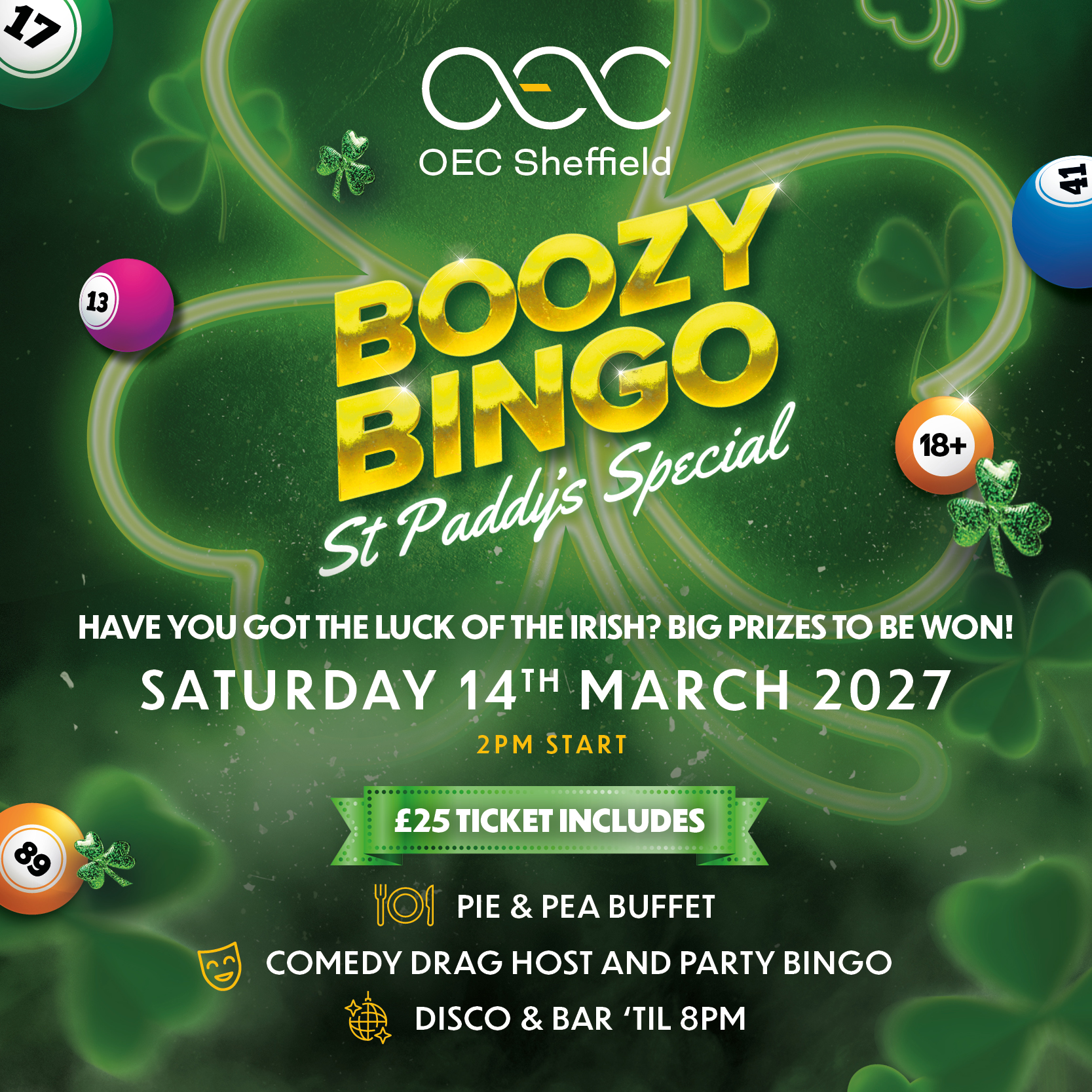 Boozy Bingo – St Paddy’s Special