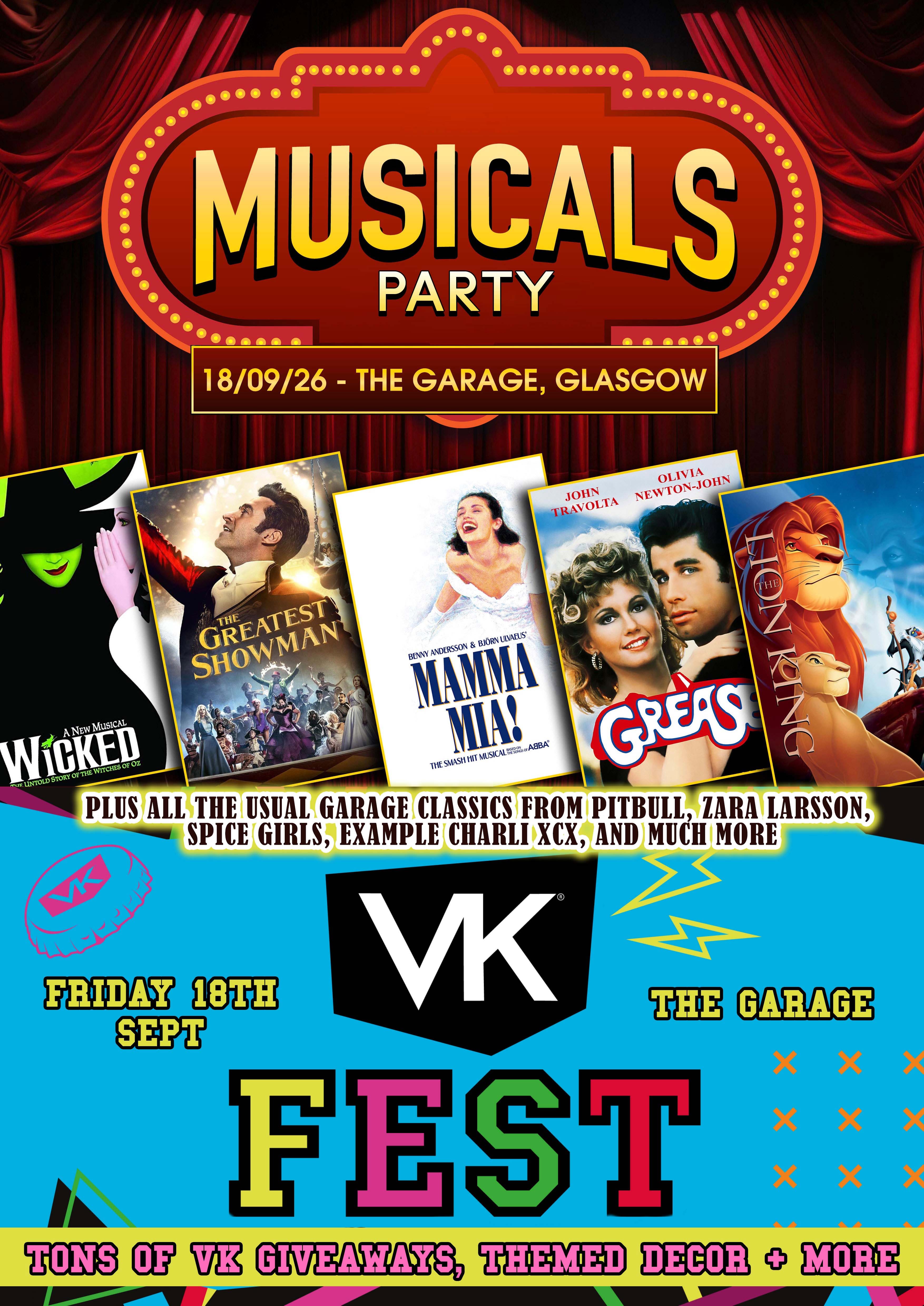 Musicals Party (Glasgow)