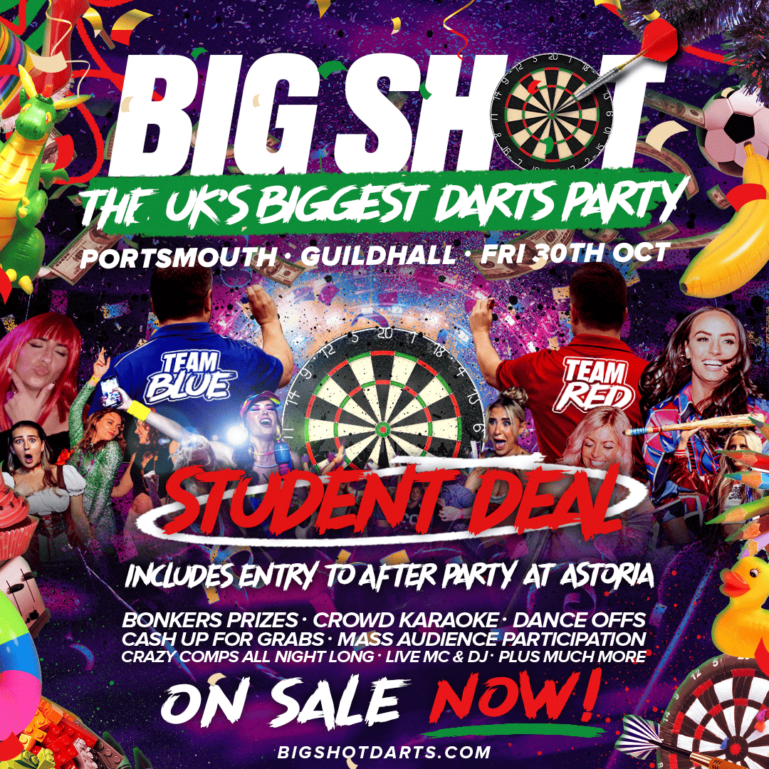 Darts Party Freshers Special –  INCLUDES ENTRY TO ASTORIA AFTER PARTY