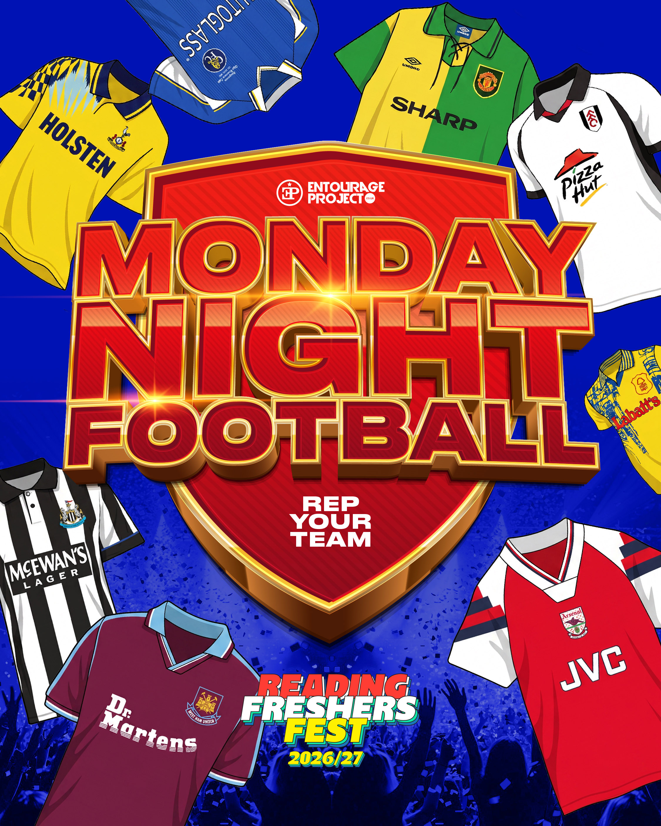 MONDAY NIGHT FOOTBALL @ POPWORLD🏟️ (PART OF FRESHERS FEST 26)