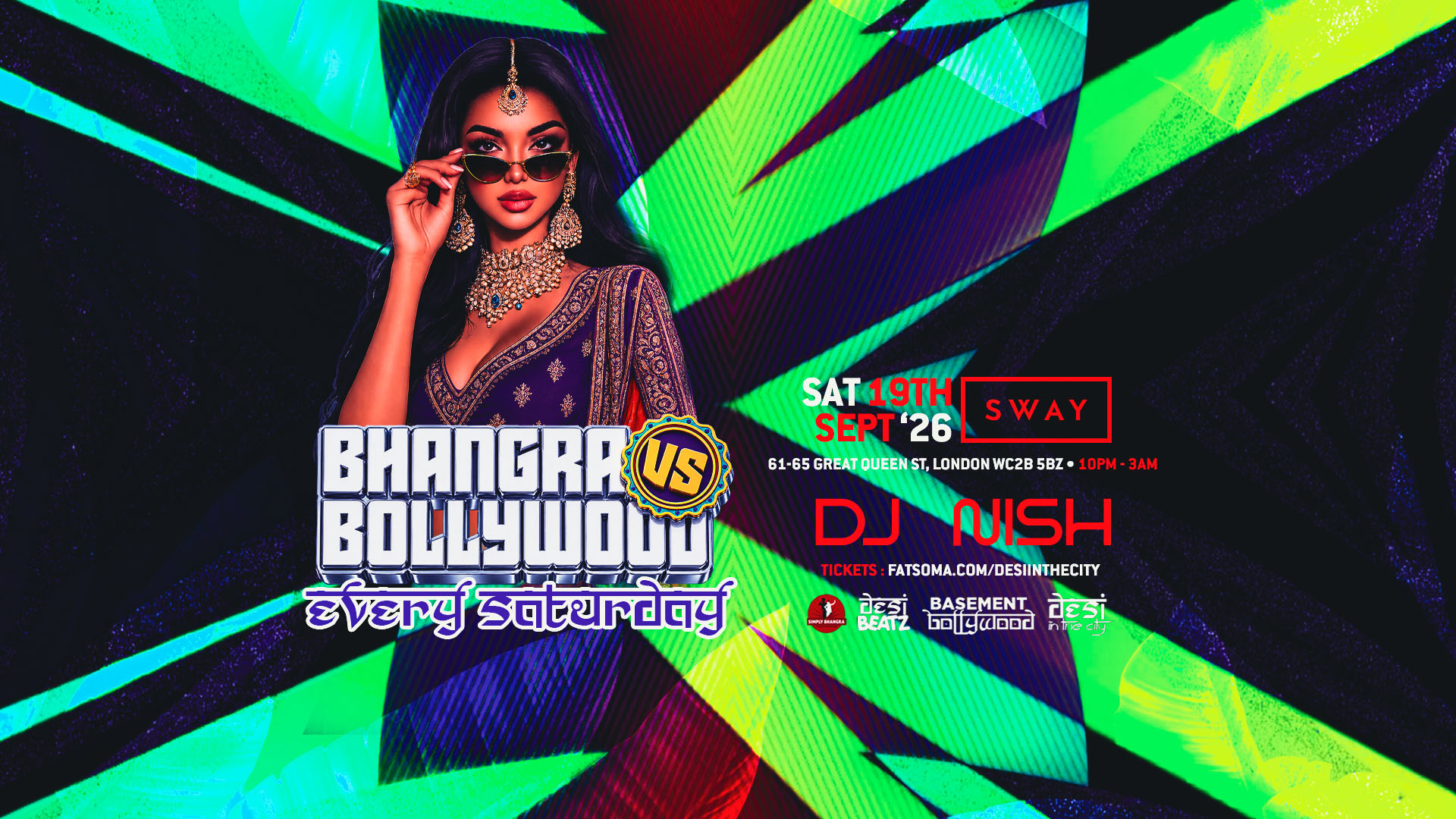 BHANGRA VS BOLLYWOOD | 19.09.26 | Every Sat! | Sway Bar