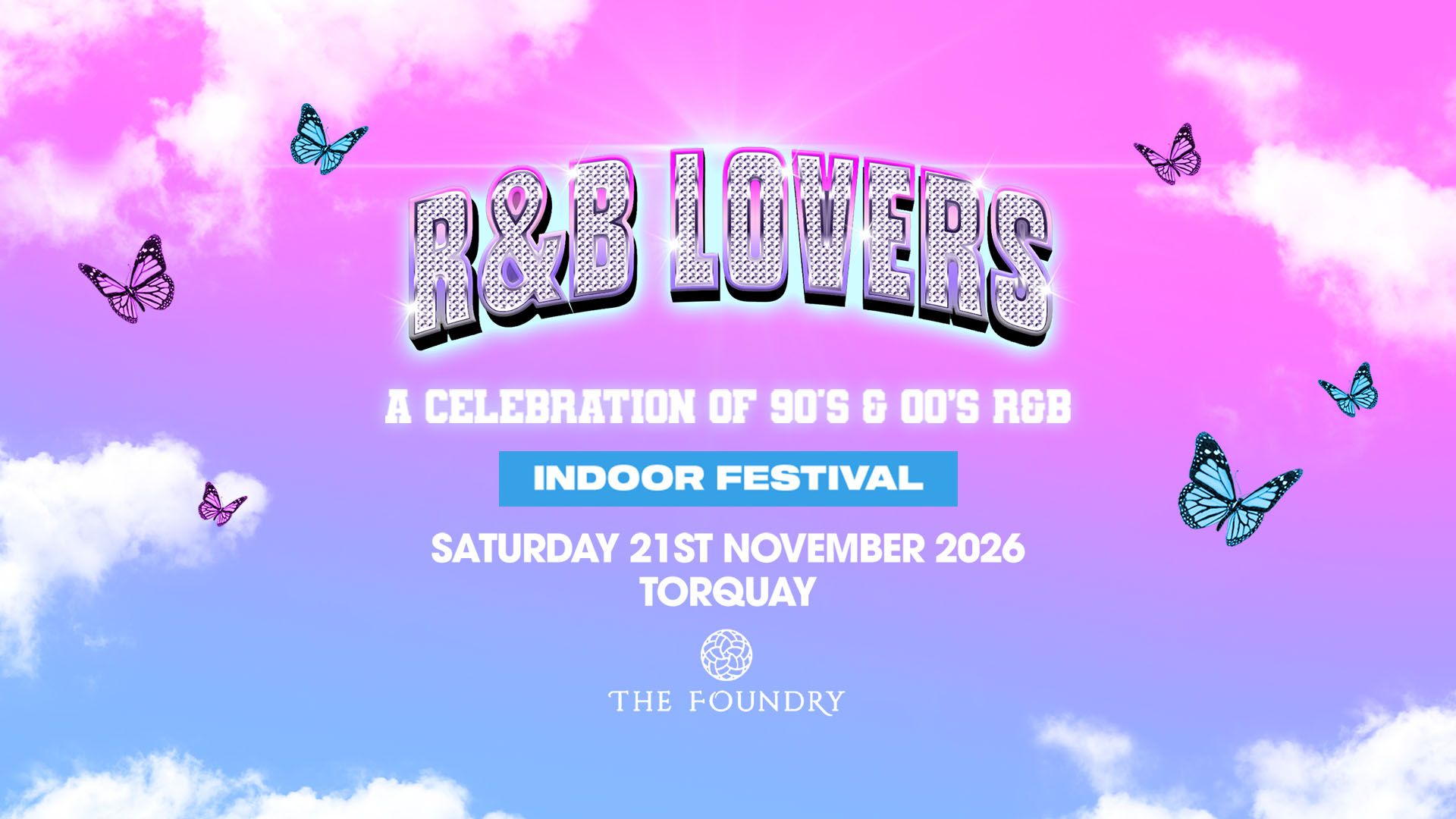 R&B Lovers - The Foundry Torquay - Saturday 21st November [PRE-SALE TICKETS ON SALE NOW!]