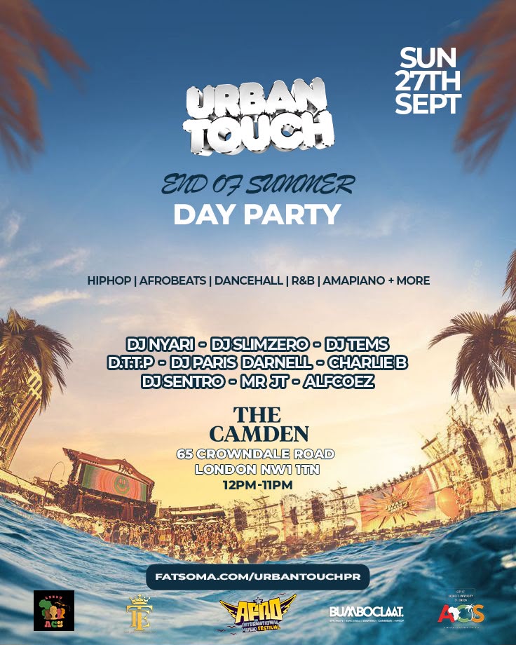 URBAN TOUCH END OF SUMMER DAY PARTY
