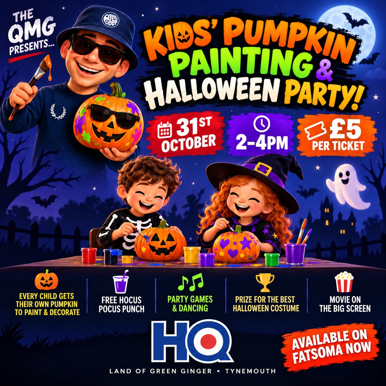 KIDS PUMPKIN PAINTING