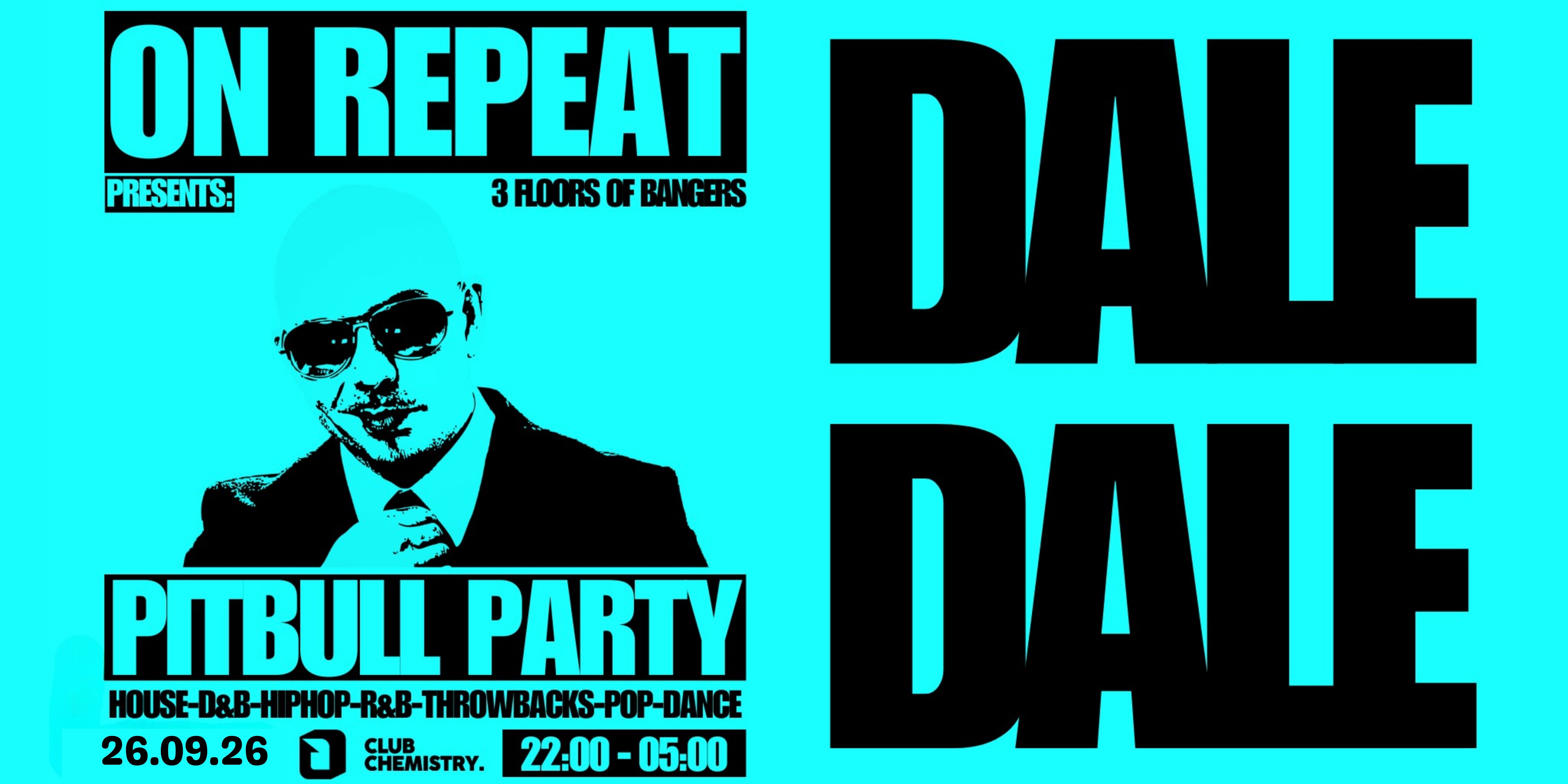 PITBULL FRESHERS PARTY w/ worlds biggest pitbull tribute 👨🏼‍🦲 *LAST 50 ONLINE TICKETS*