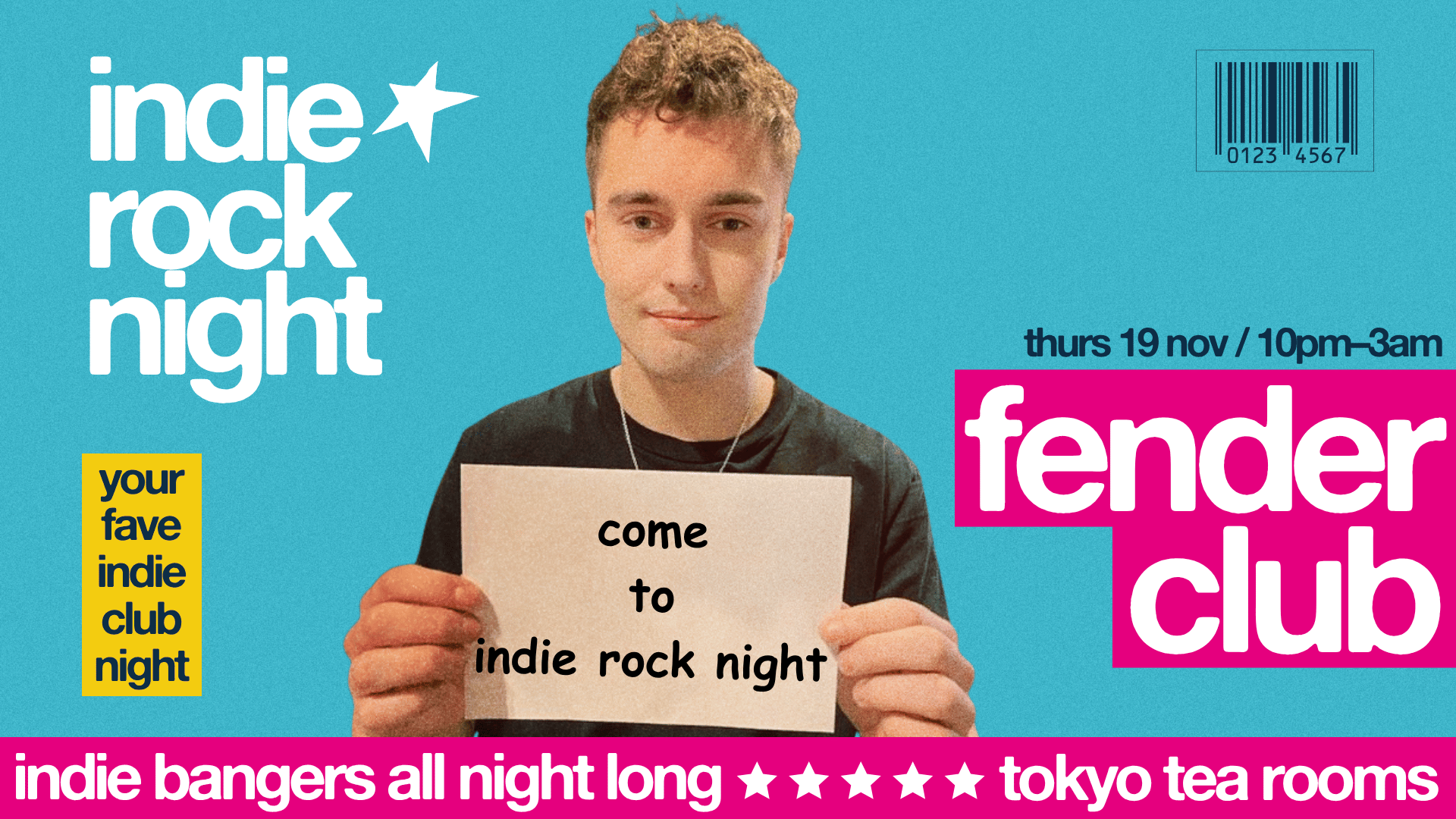 Indie Rock Night ∙ CLUB FENDER (sam fender special)