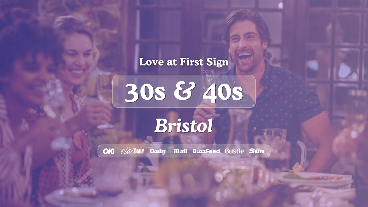 30s & 40s Singles Night at Bootlegger Bristol | Love at First Sign
