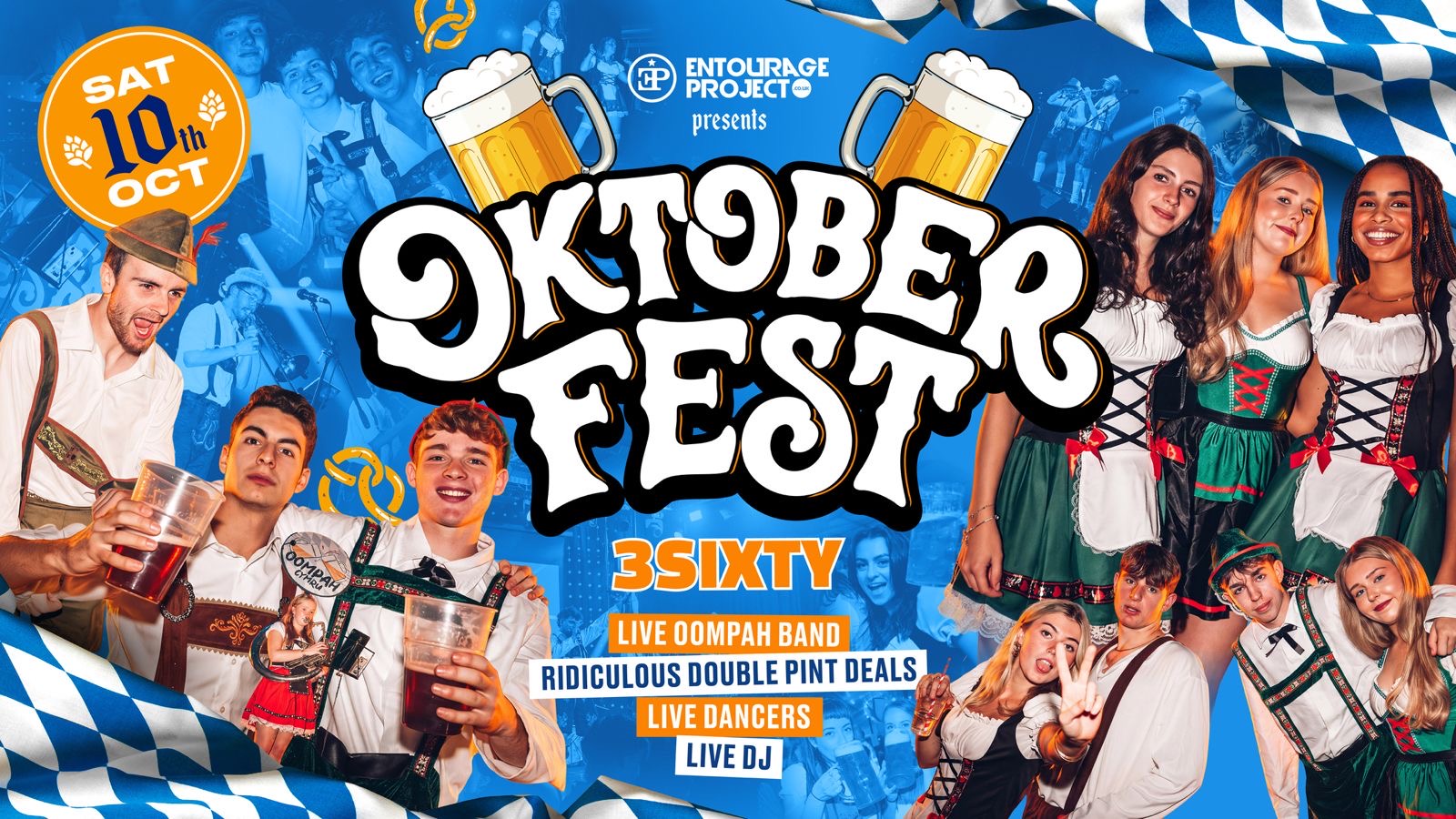 OKTOBERFEST 🍺🇩🇪 @ 3SIXTY (LIVE OOMPAH BAND)