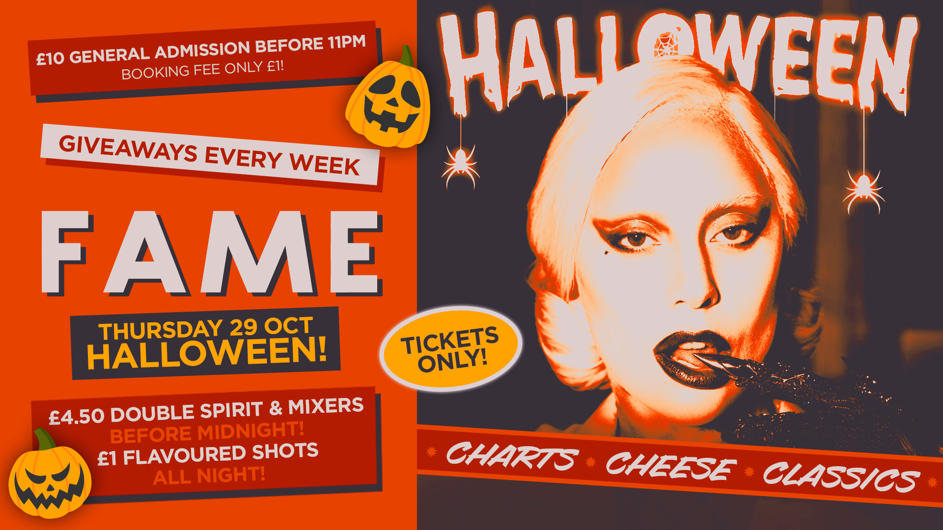 FAME // HALLOWEEN THURSDAY SPECIAL // TICKETS ONLY