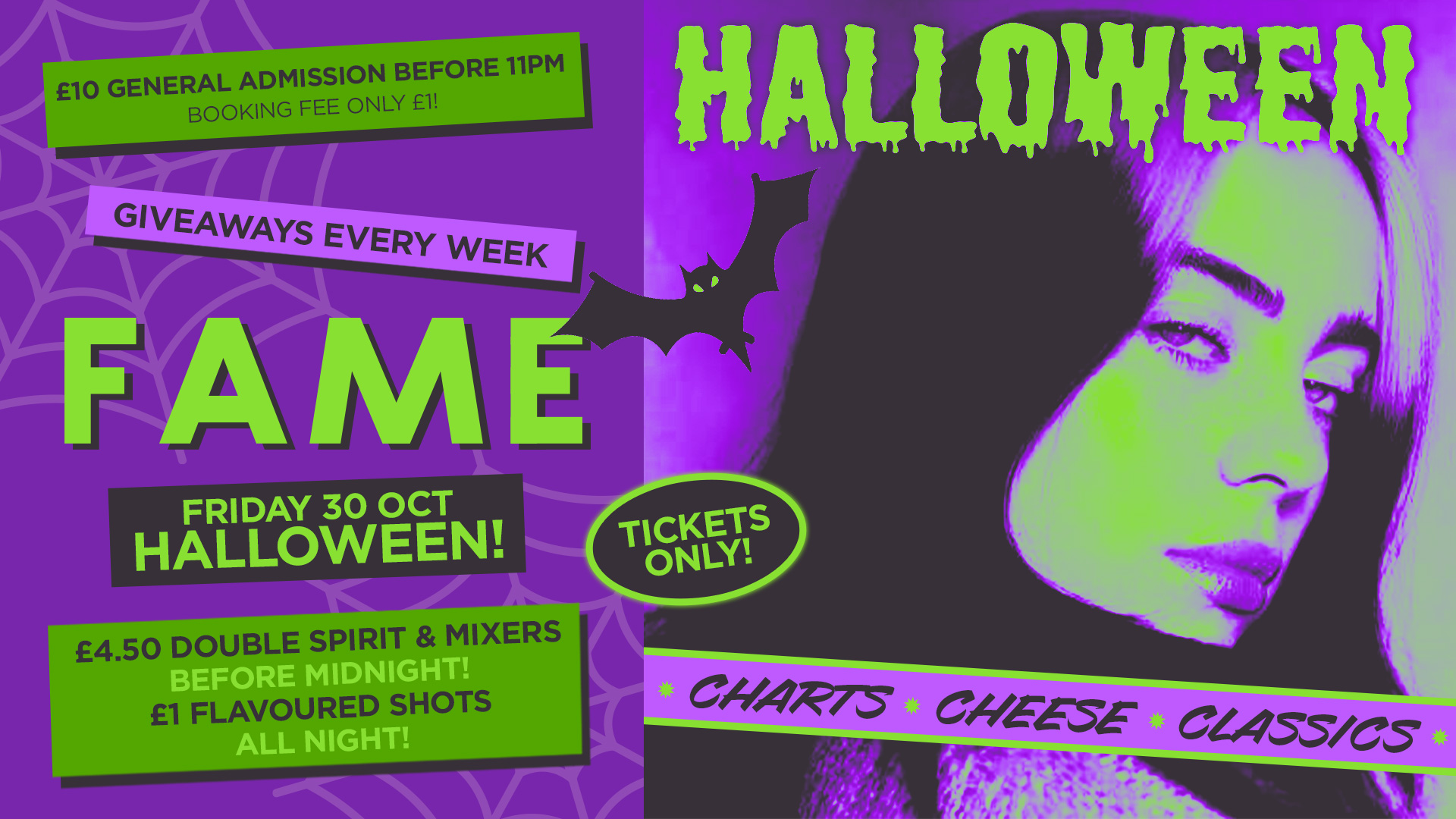 FAME // HALLOWEEN EVE // TICKETS ONLY