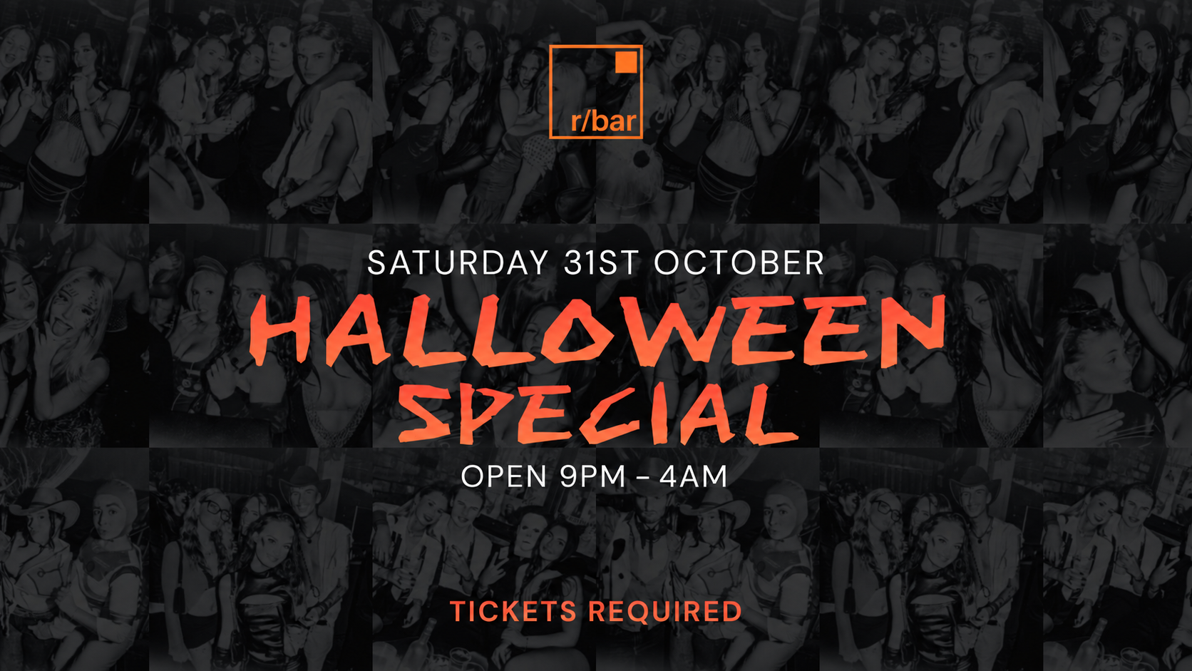 🎃 R/BAR HALLOWEEN SATURDAY 2026 🎃