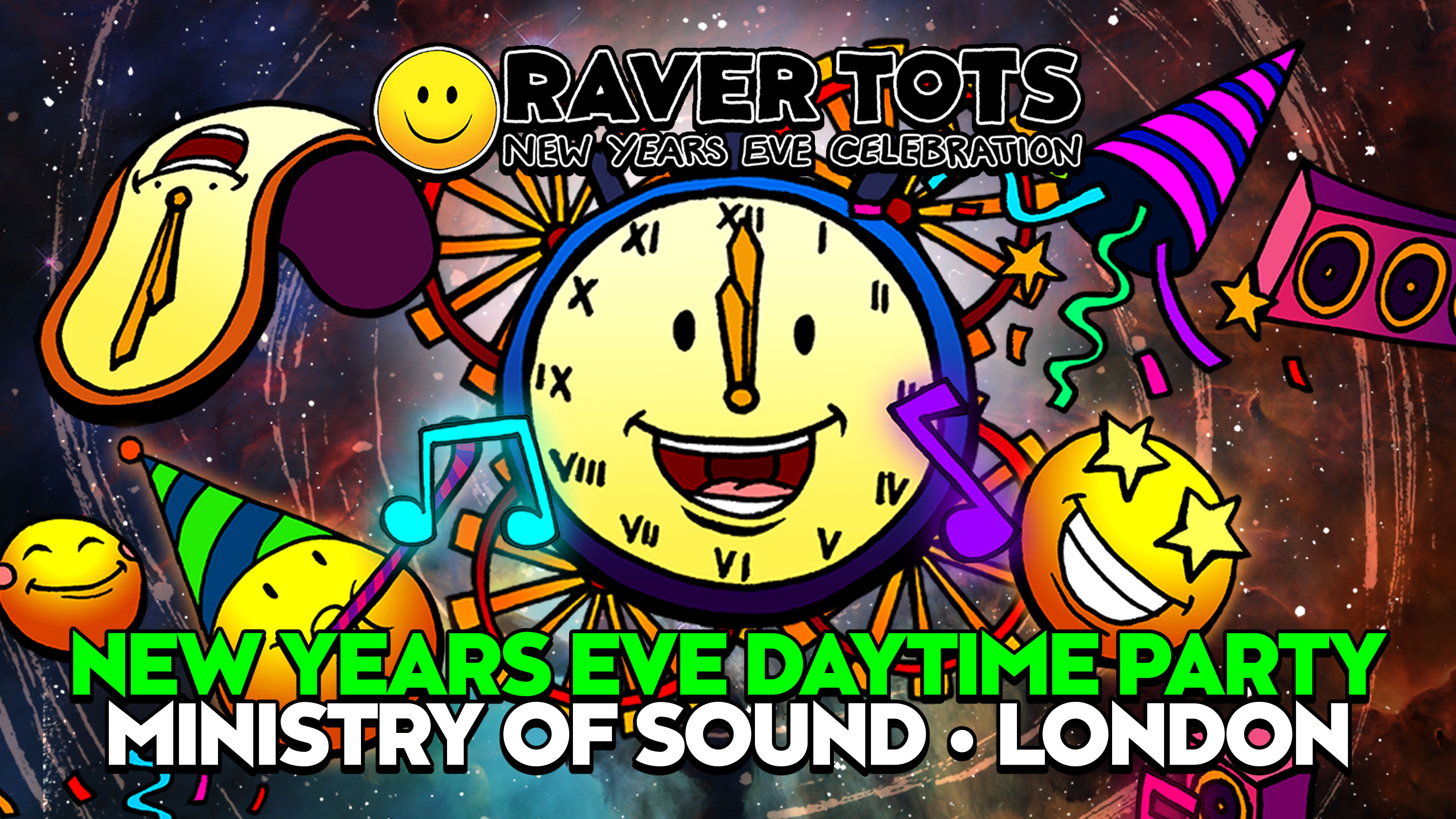 Raver Tots NYE Party Ministry of Sound, London - Earlier Timeslot