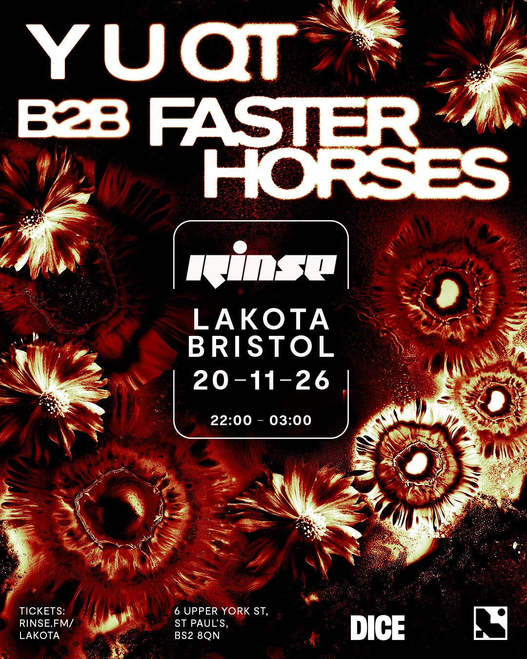 RINSE: Y U QT B2B Faster Horses