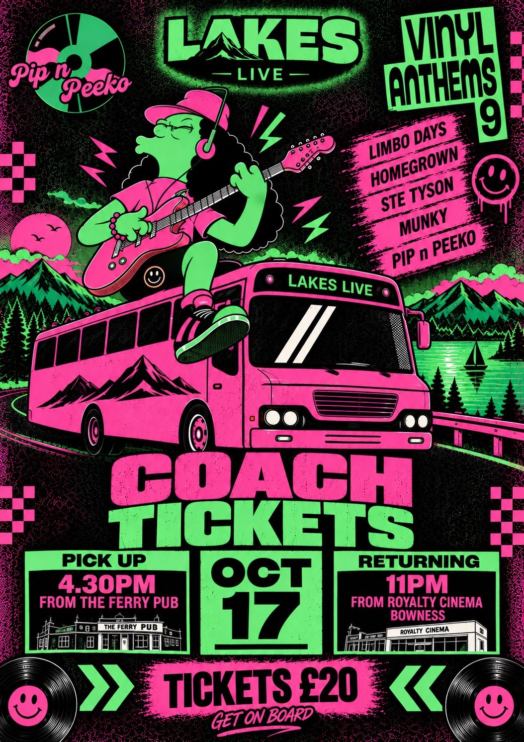 Vinyl Anthems 9 Bus Tickets