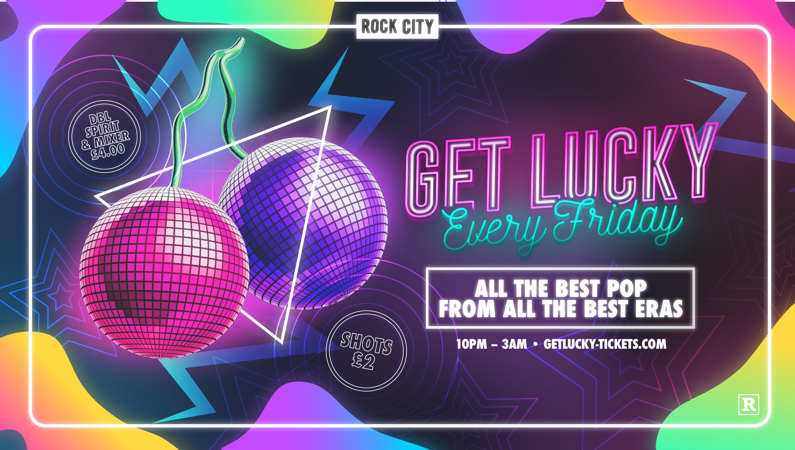 Get Lucky - Nottingham's Biggest Friday Night - 09/10/26
