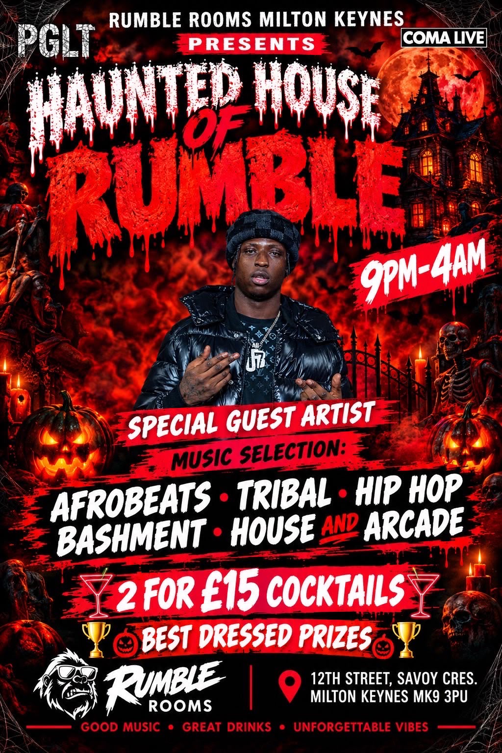 Haunted House Of Rumble 🎃 Special Guest Abra Cadabra 🎤