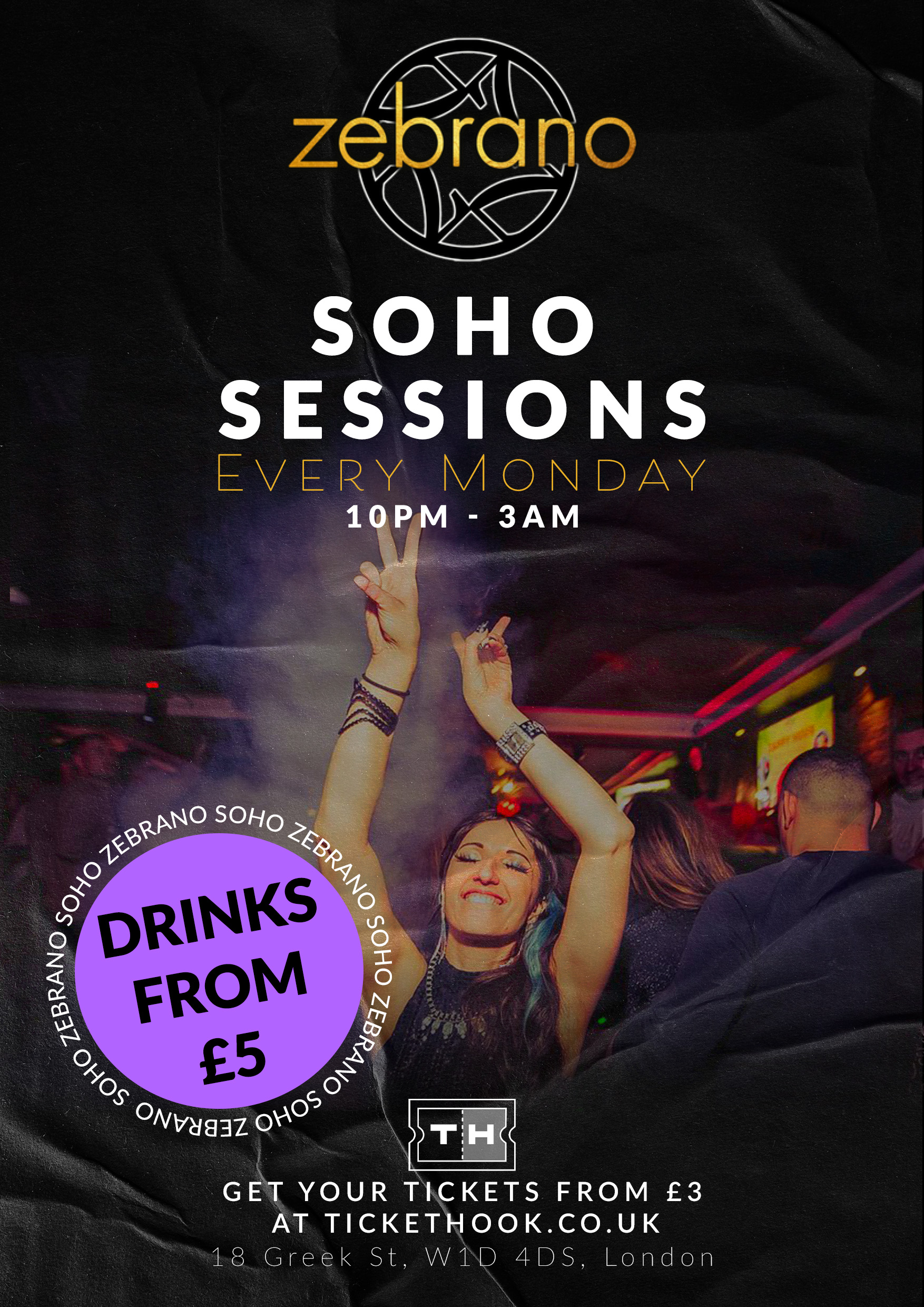 SOHO SESSIONS @ ZEBRANO MONDAY 5TH OCTOBER - SET