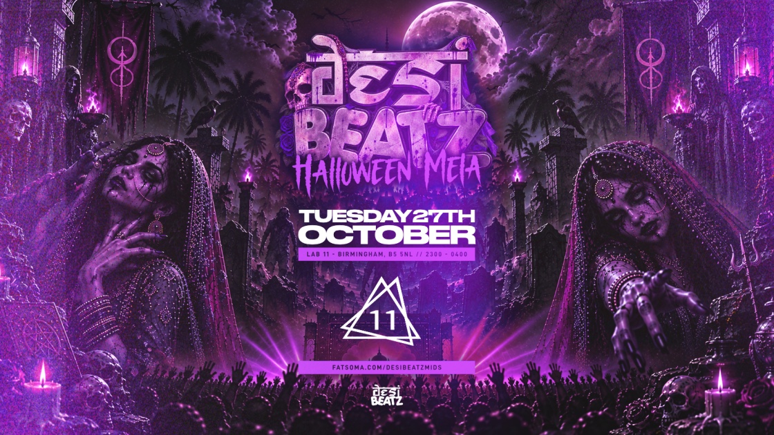 Desi Beatz Birmingham : HALLOWEEN MELA! | LAB 11 BIRMINGHAM