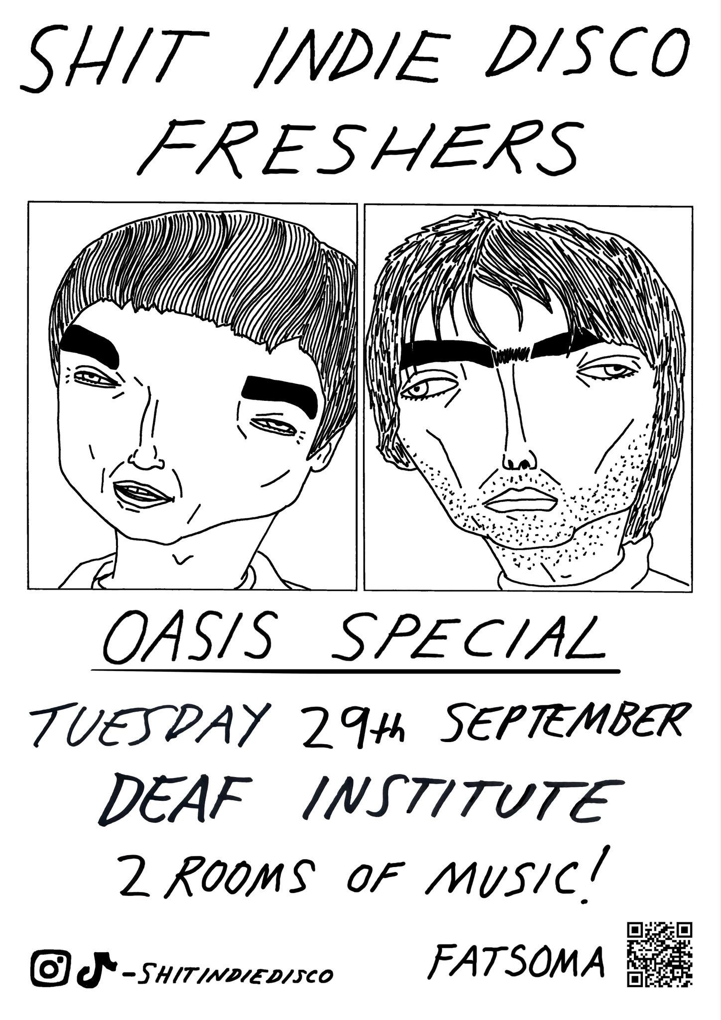SHINDIE MANCHESTER - SHIT INDIE DISCO FRESHERS WEEK 2 - OASIS SPECIAL ON TOP FLOOR 🚨 and OLIVIA RODRIGO SPECIAL on Floor 1!! 🪩 2 Rooms of Music - Indie / Pop, Chart, Throwbacks 🚨 THIS WILL SELL OUT 🚨