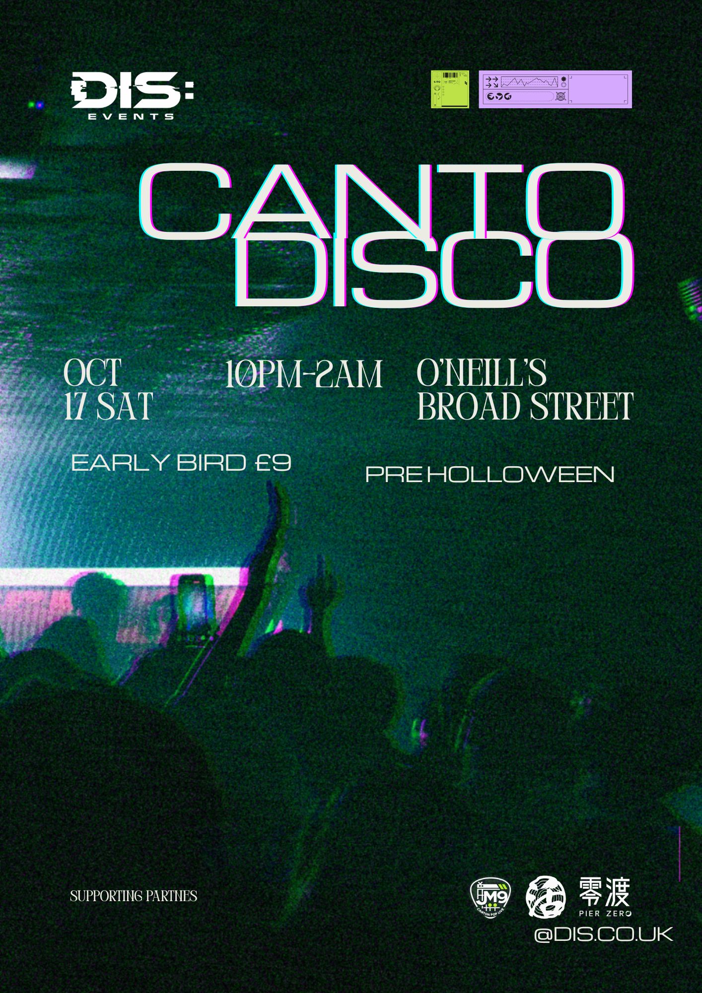 DIS: CANTO 廣東歌的士高 pre halloween BIRMINGHAM