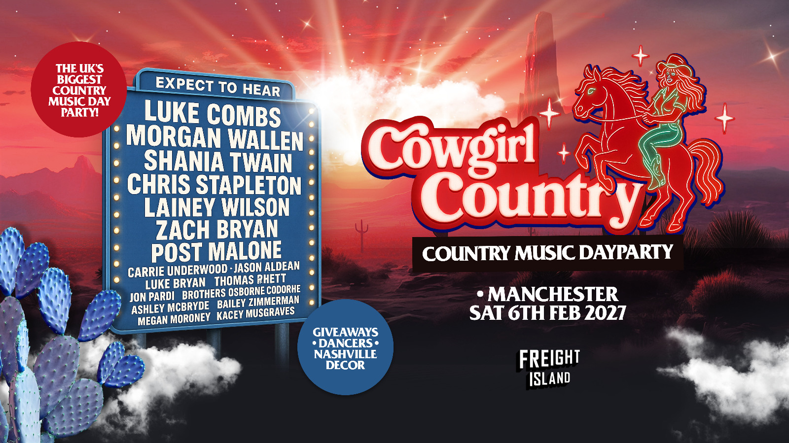 Cowgirl Country - Manchester - 🤠 Country Music Dayparty!  [TICKETS NOW ONLINE!]