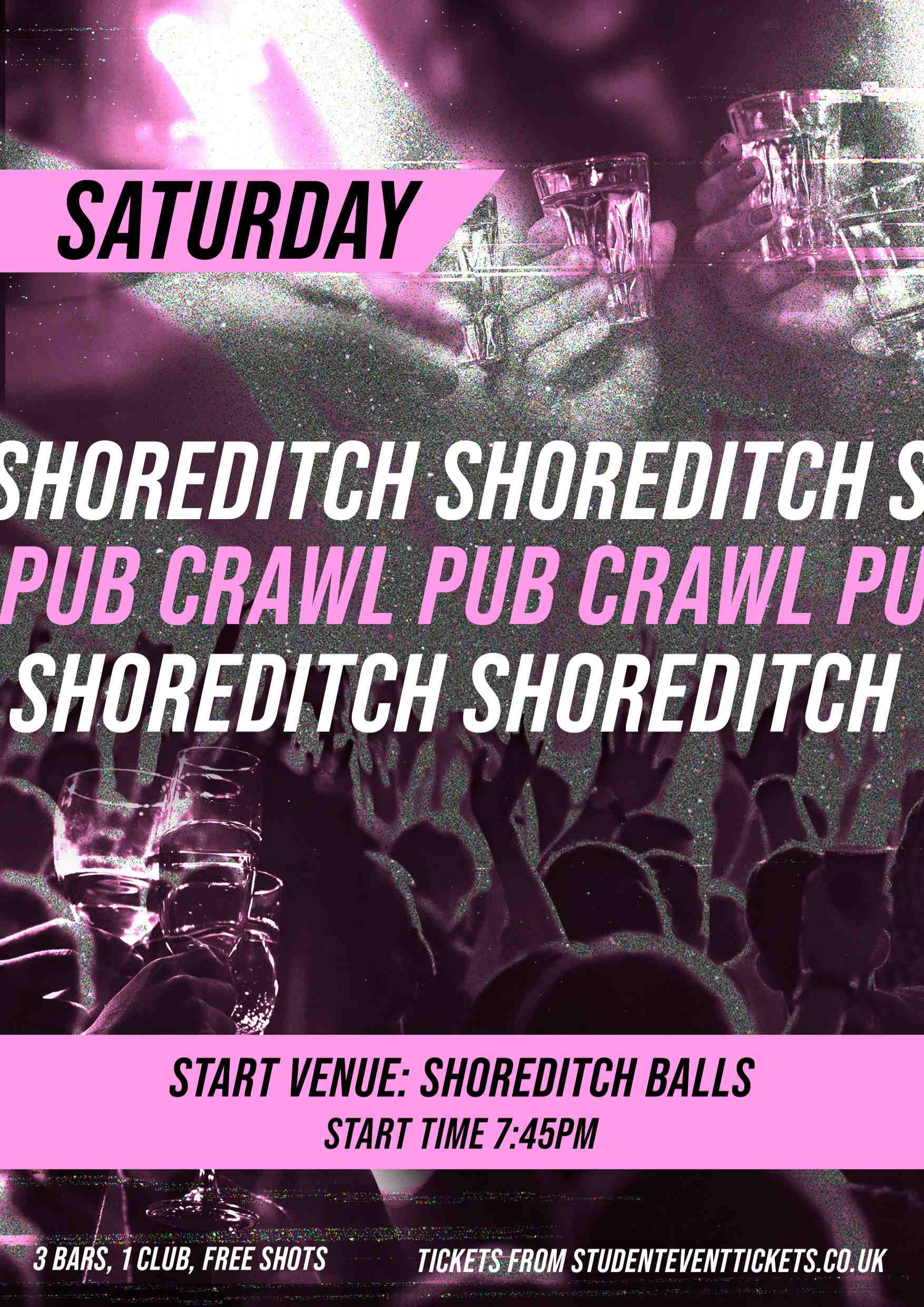 SHOREDITCH PUB CRAWL SATURDAY 7TH NOVEMBER