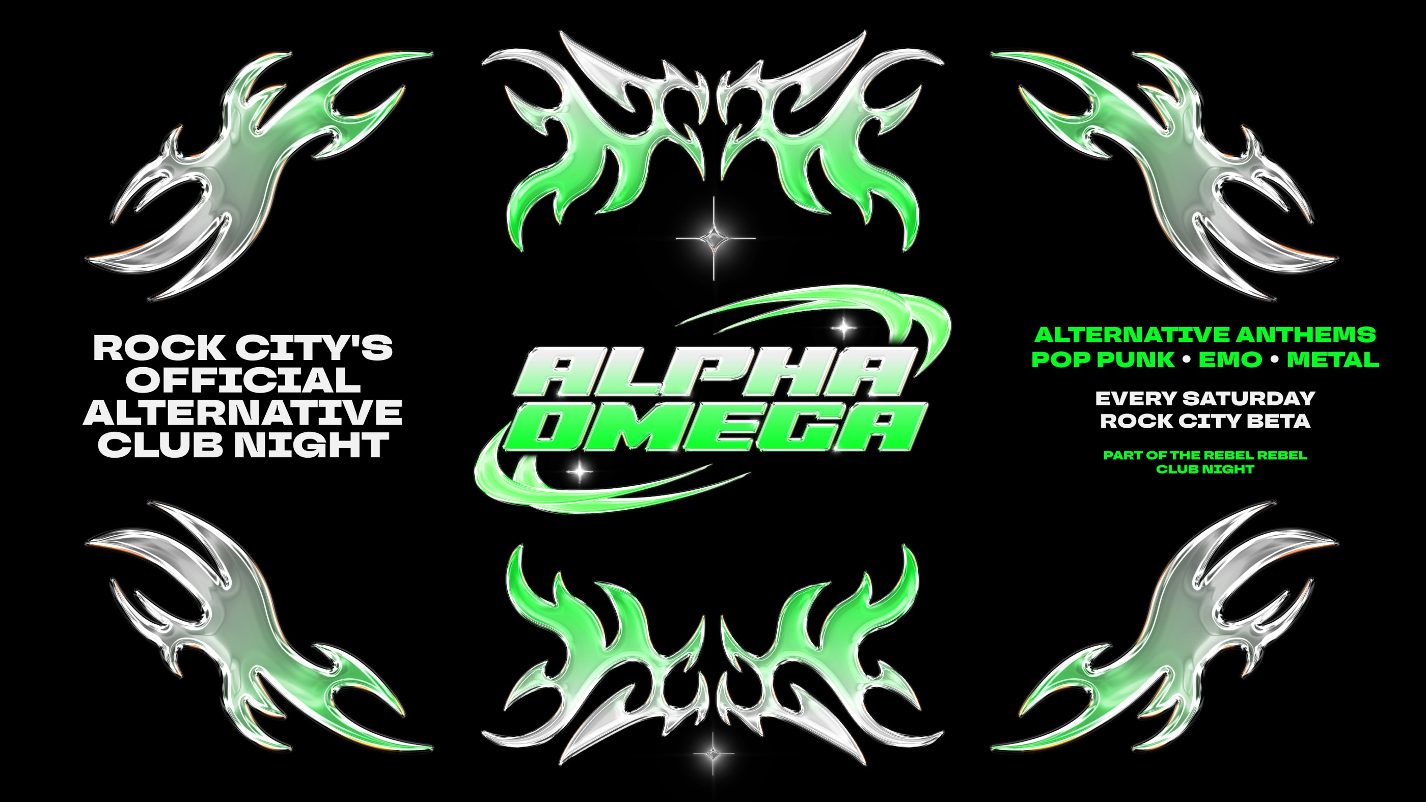 Alpha Omega - Nottingham's Best Alternative Club Night (POP PUNK | EMO | METAL) - 17/10/26